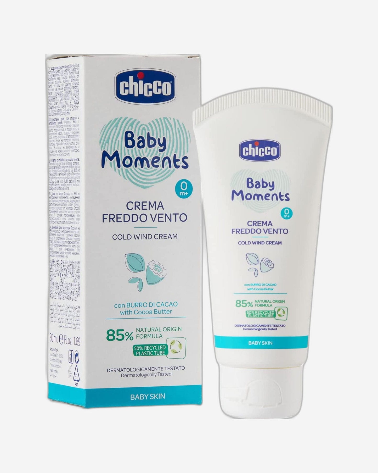 Chicco Baby Moments Cold Wind Cream For Baby Skin 0M+ 50ml