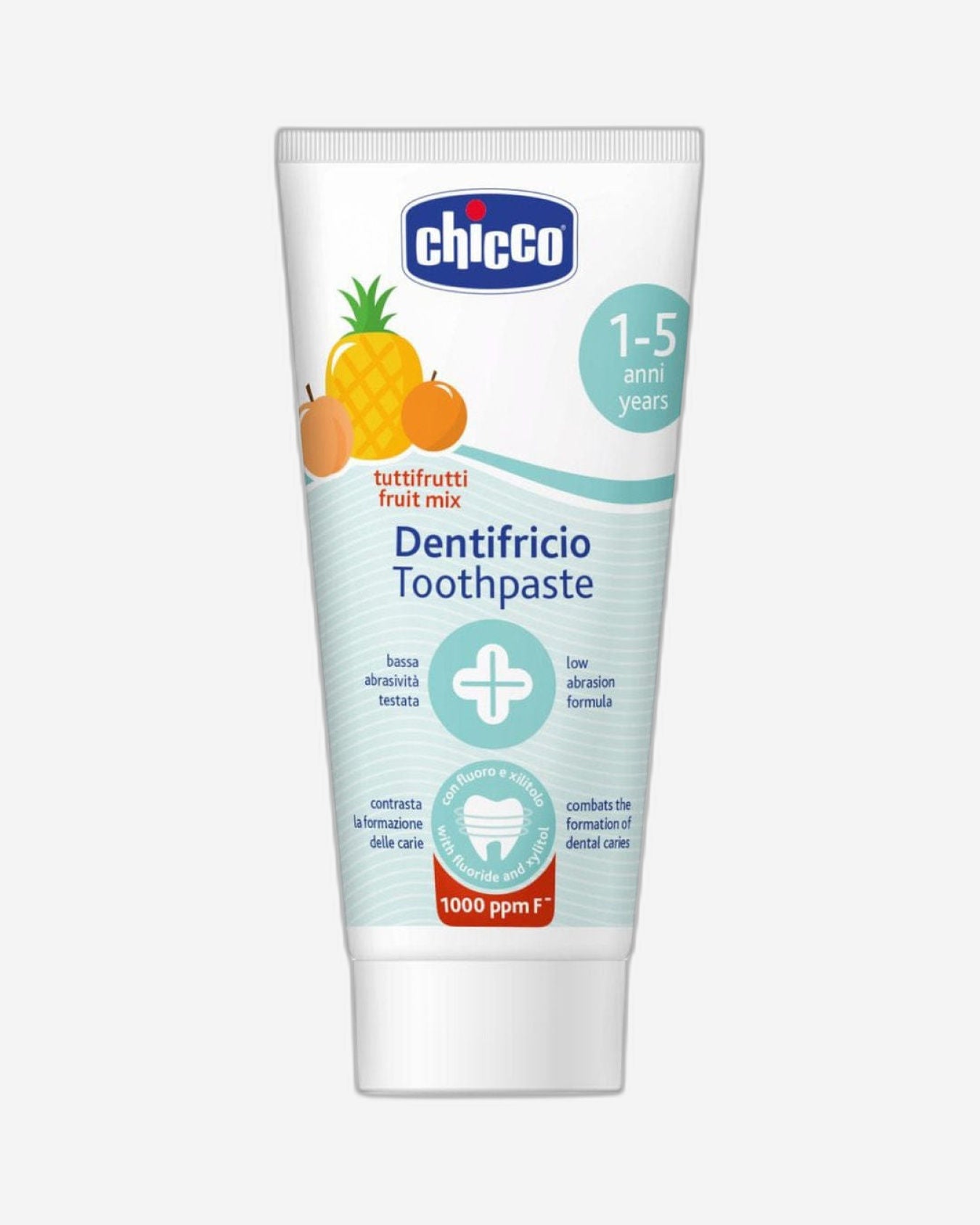 CHICCO FRUIT MIX TOOTHPASTE WITH FLUORIDE 1-5Y