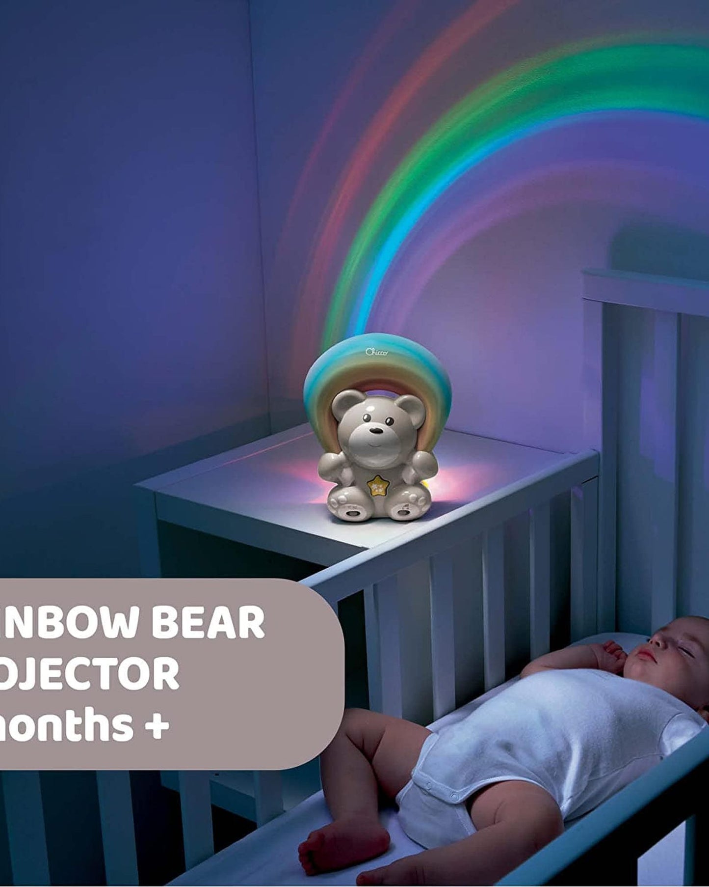 Toy Fd Rainbow Bear Pink