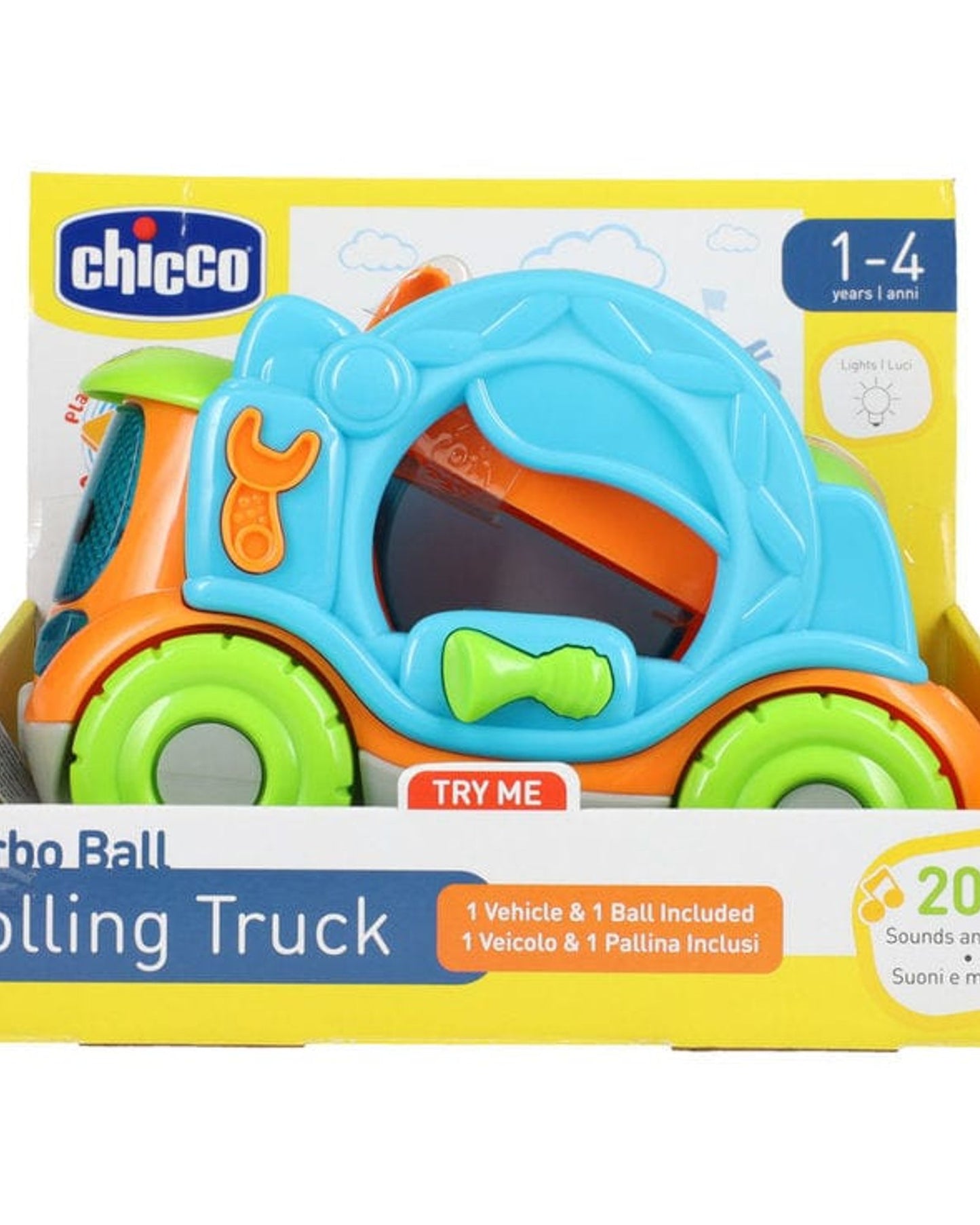 TOY TURBO BALL - ROLLING TRUCK - INT