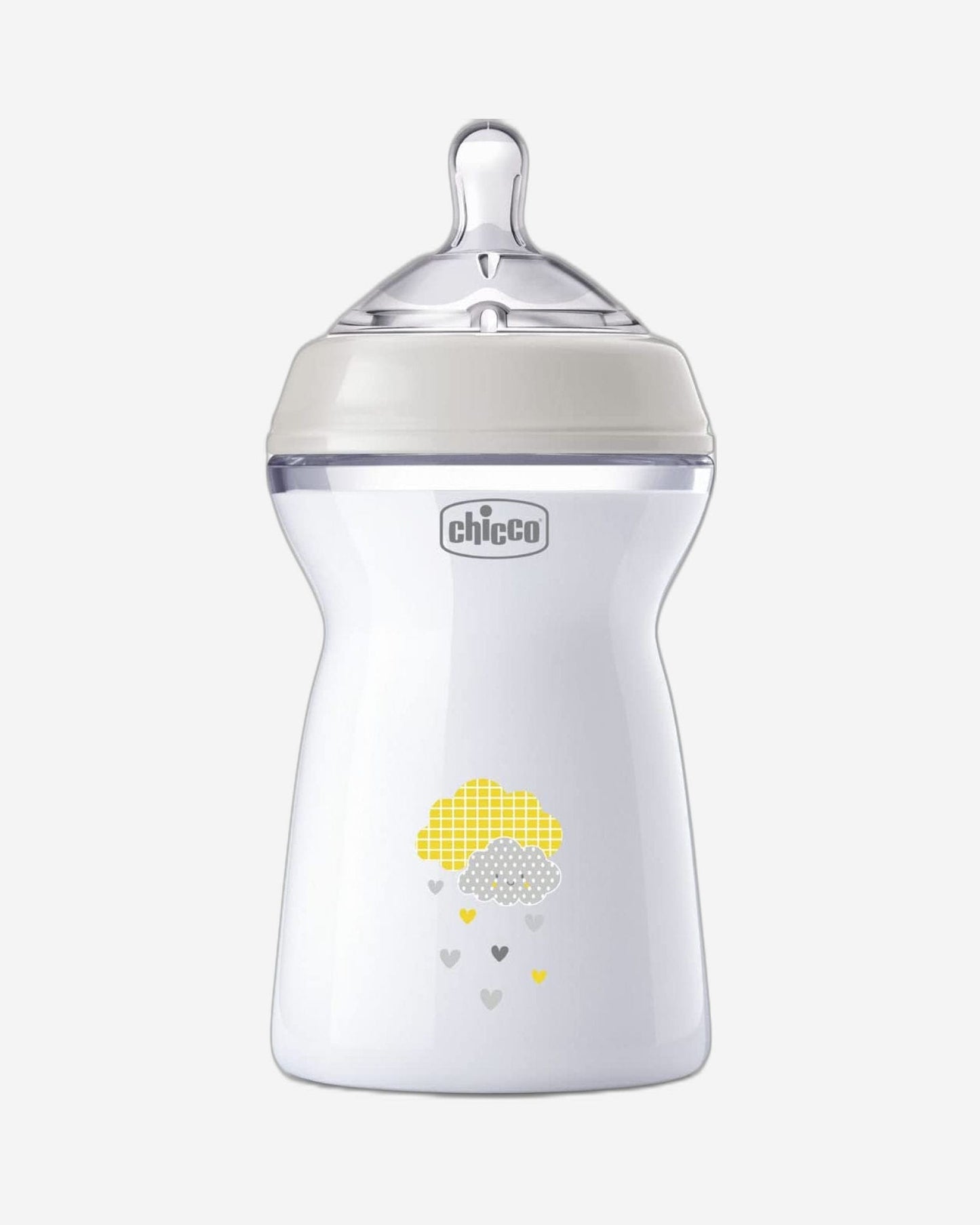 CHICCO NATURALFEELING BOTTLE 330ML FAST FLOW 6M+ SILICONE NEUTRAL
