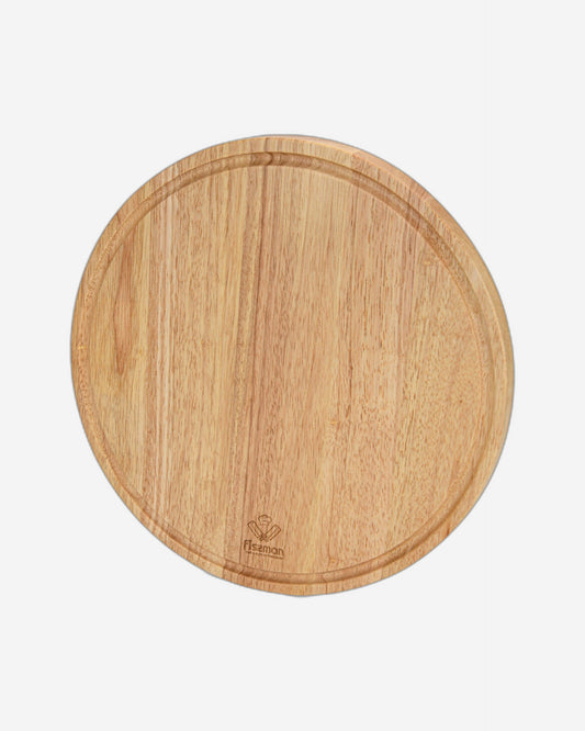Fissman Cutting Board Round 35x35x1.5cm Rubber Wood