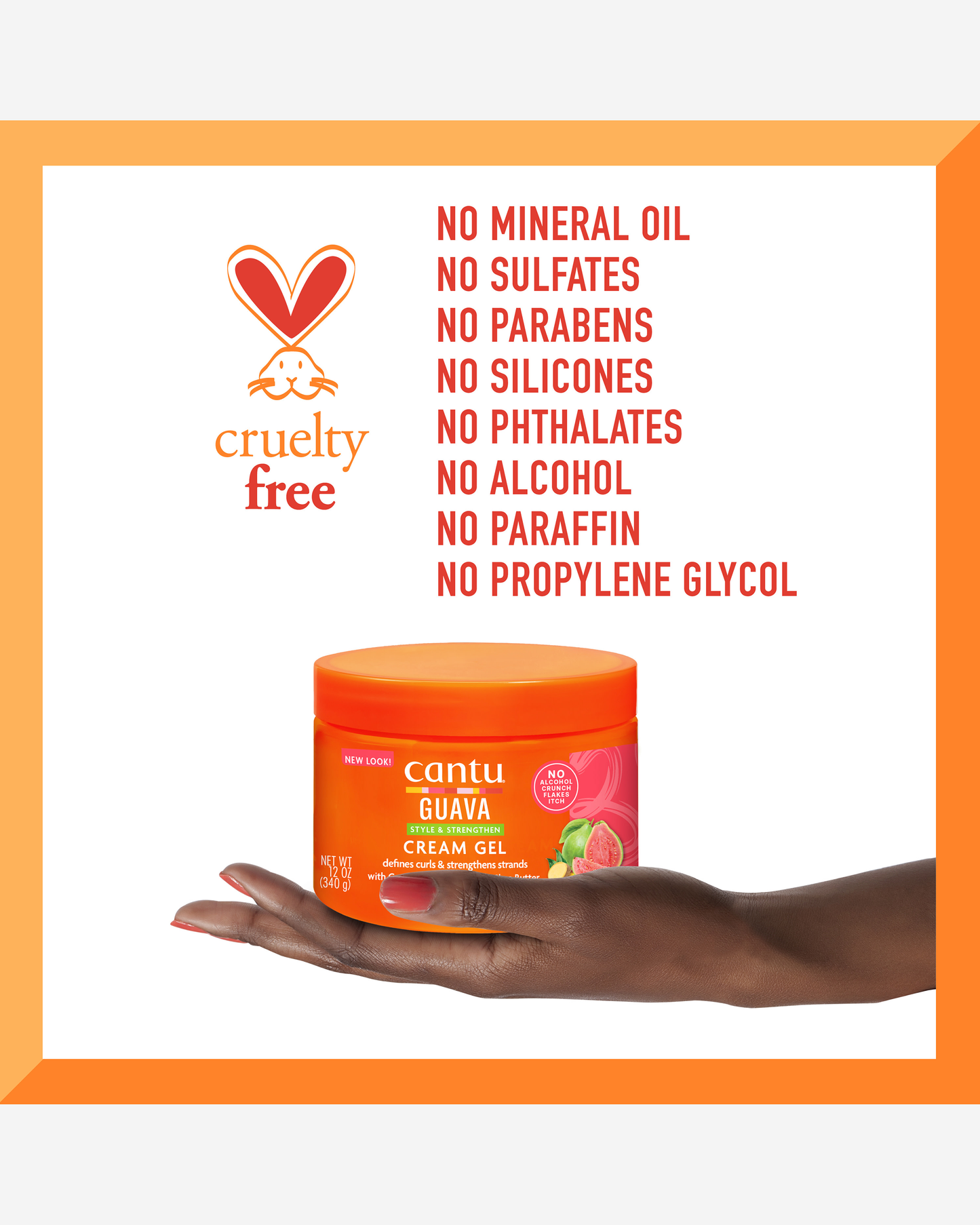 Cantu Guava Curl Strengthening Cream Gel 340g
