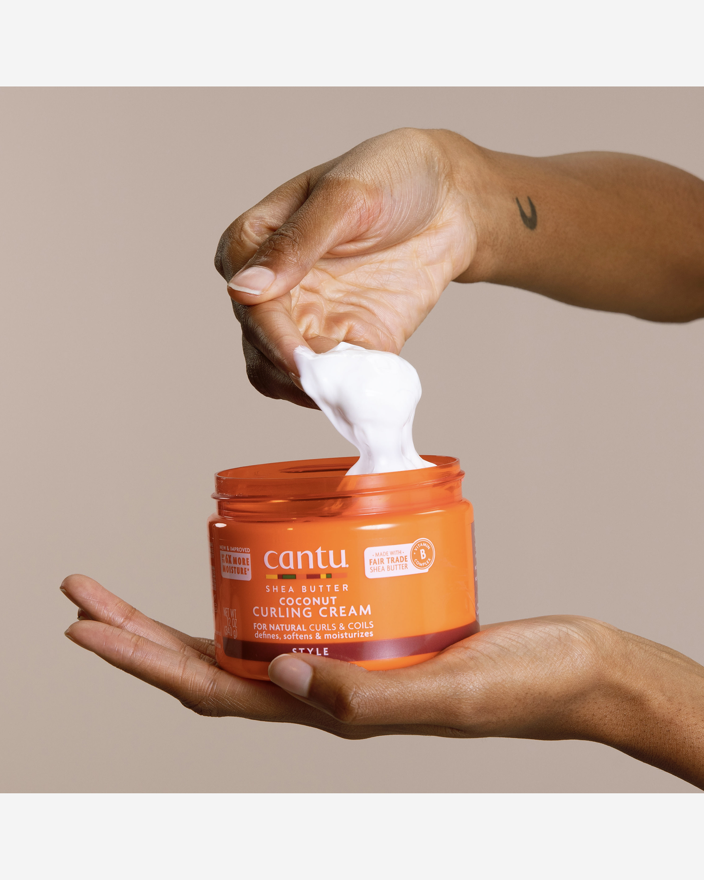 Cantu Natural Coconut Curling Cream 340g