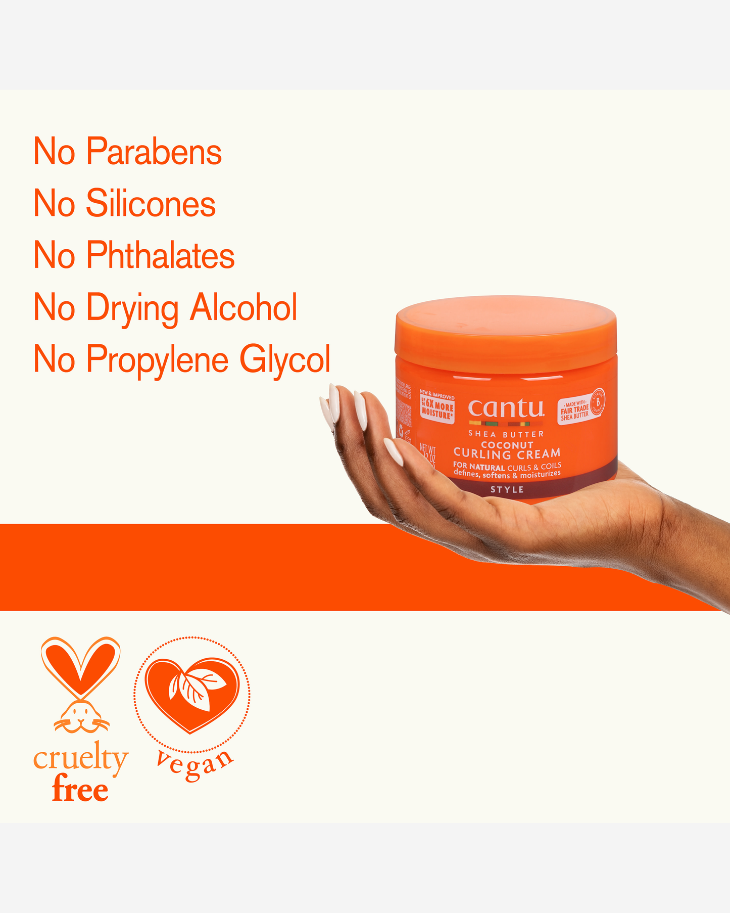 Cantu Natural Coconut Curling Cream 340g