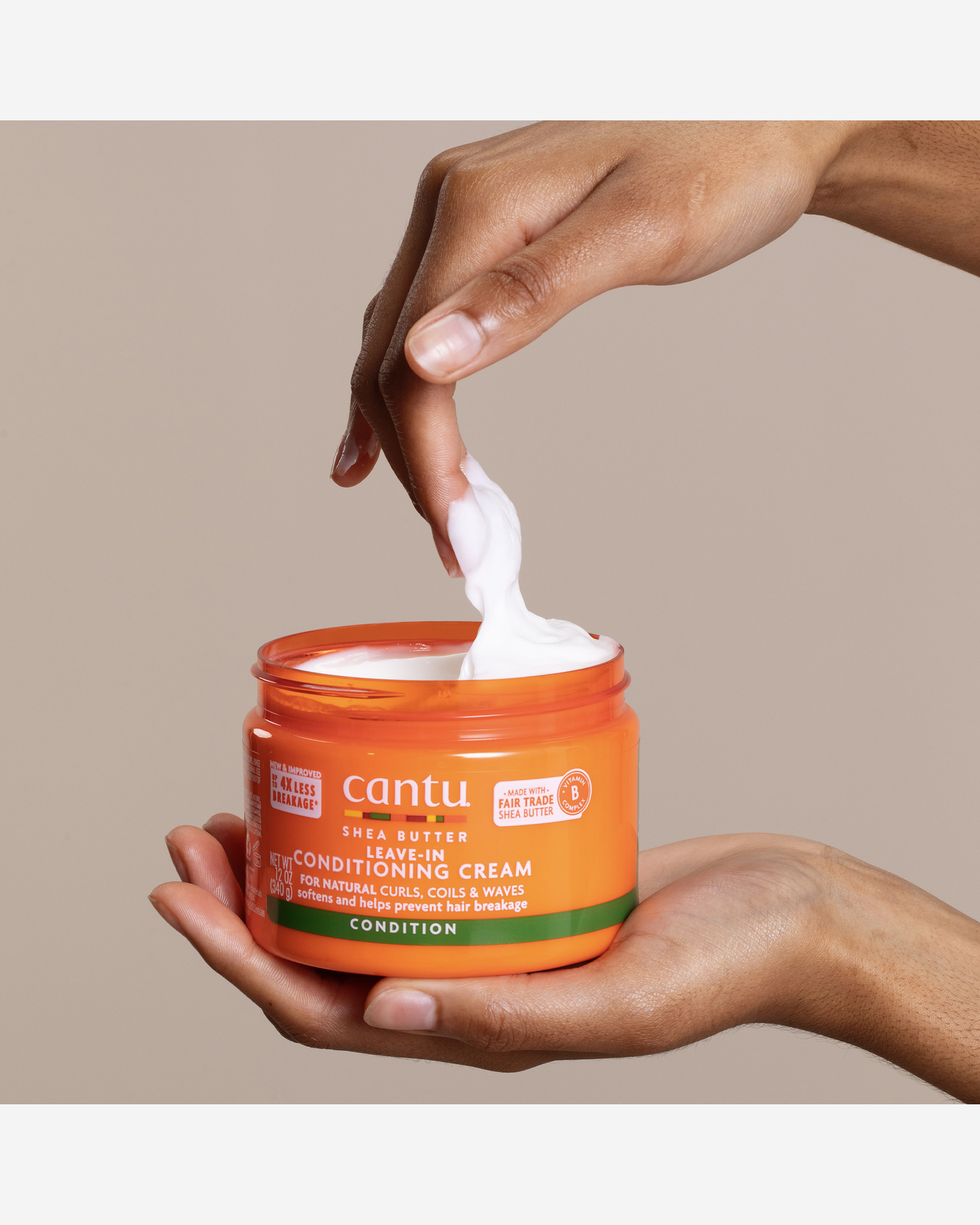 Cantu Natural Leave-In Conditioning Cream 340g