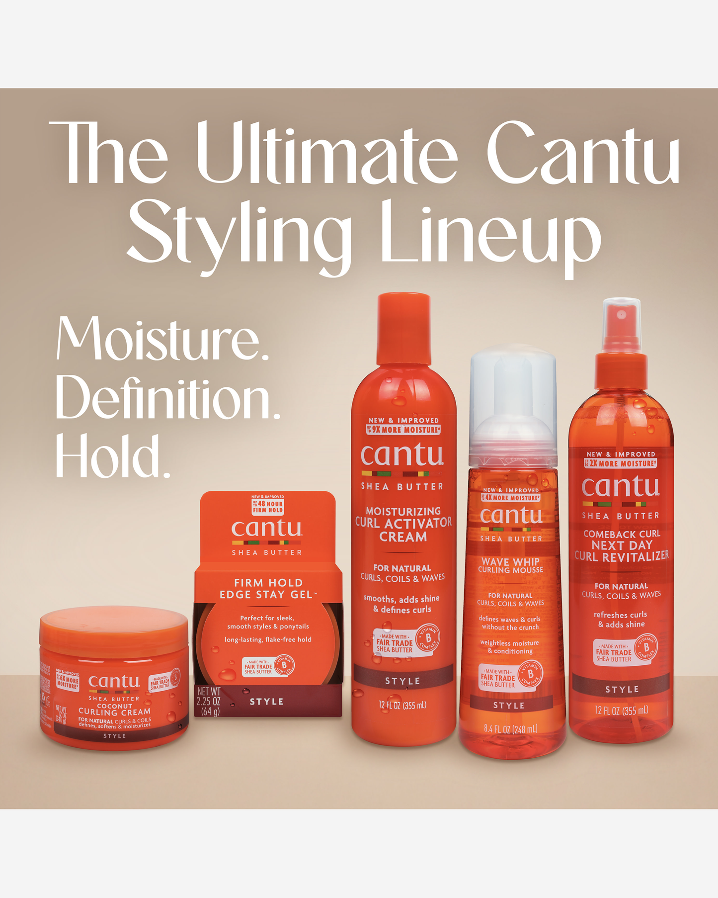 Cantu Wave Whip Curling Mousse 248ml