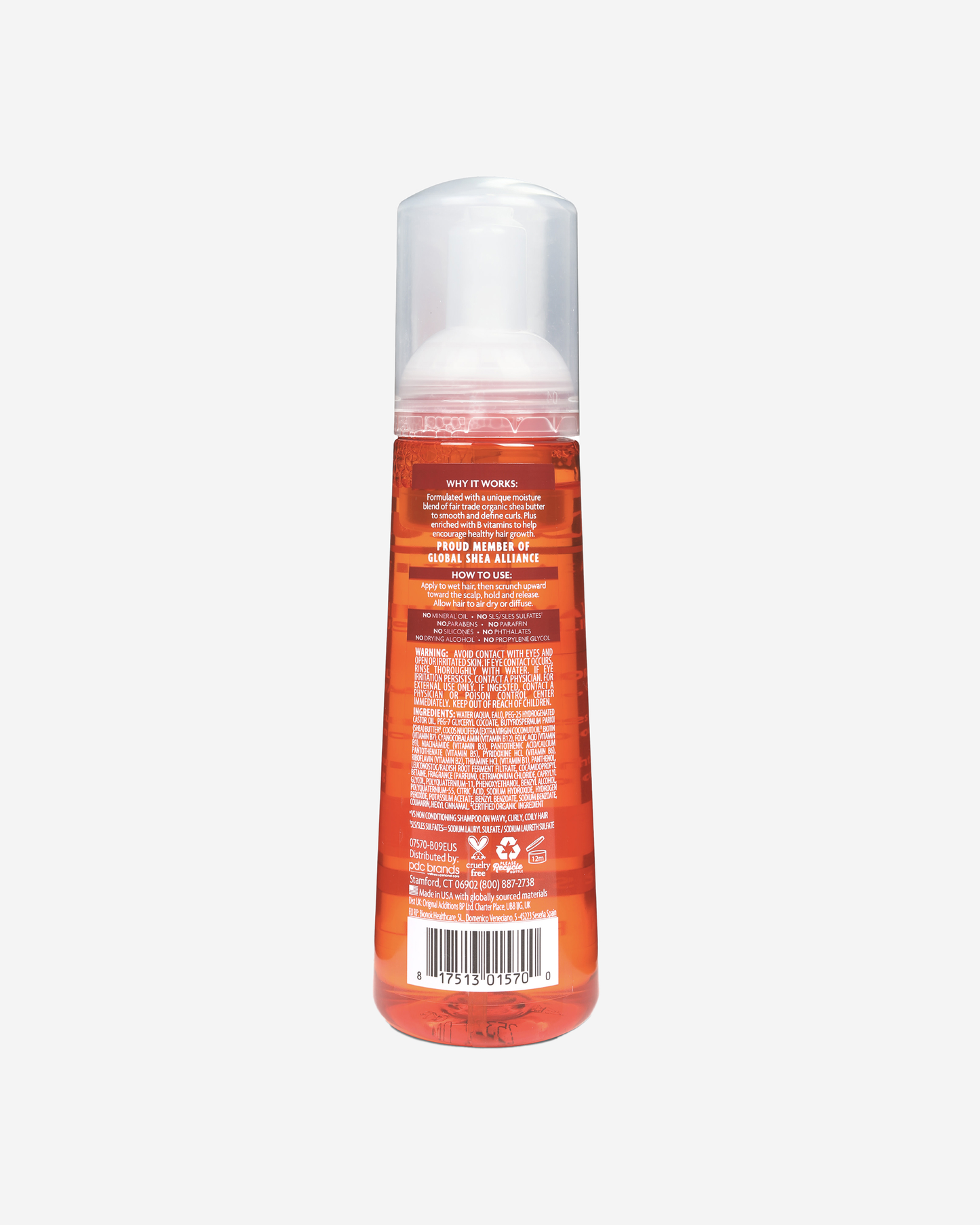 Cantu Wave Whip Curling Mousse 248ml
