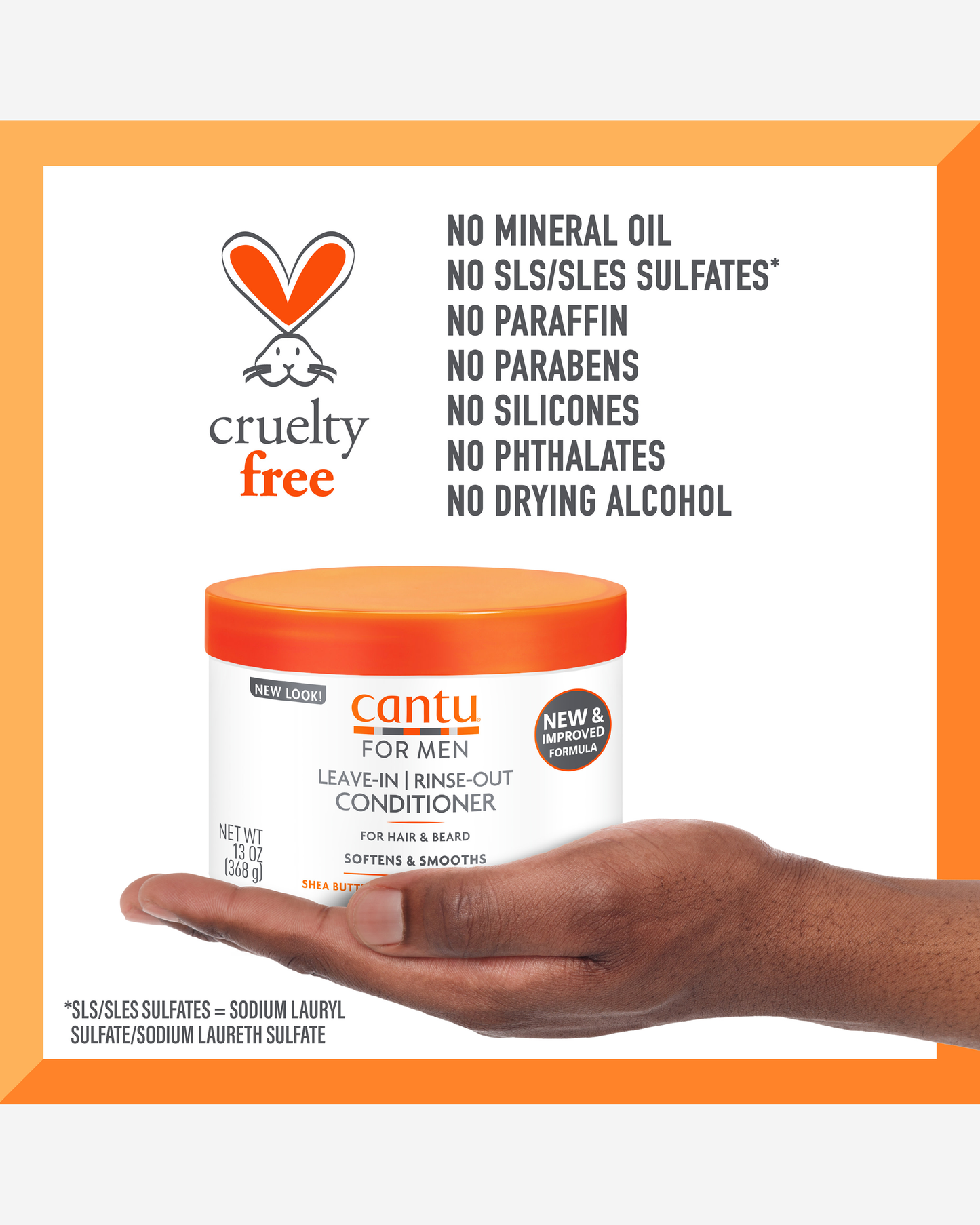 Cantu Mens Leave-In Conditioner 370g