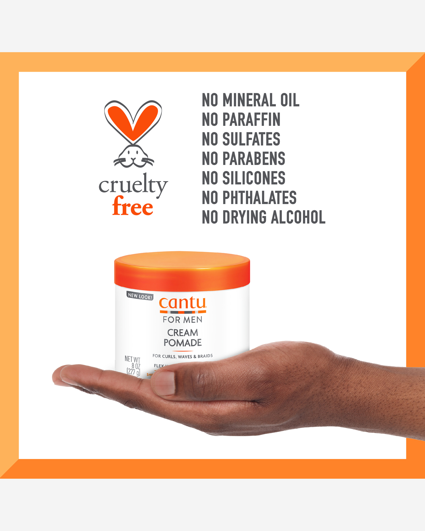 Cantu Mens 8oz Styling Pomade 227g