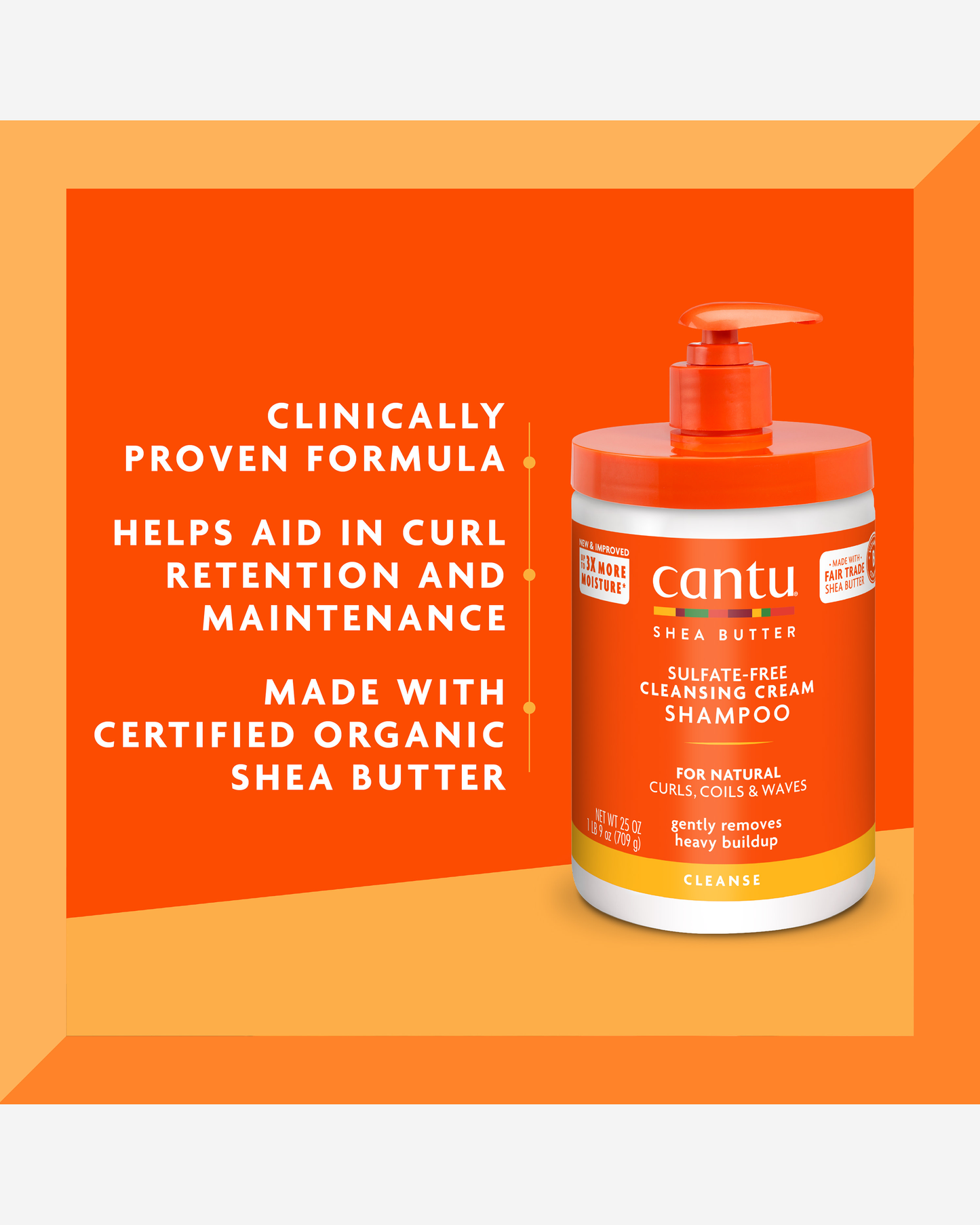 Cantu Sulfate Free Shampoo Salon Size 709g