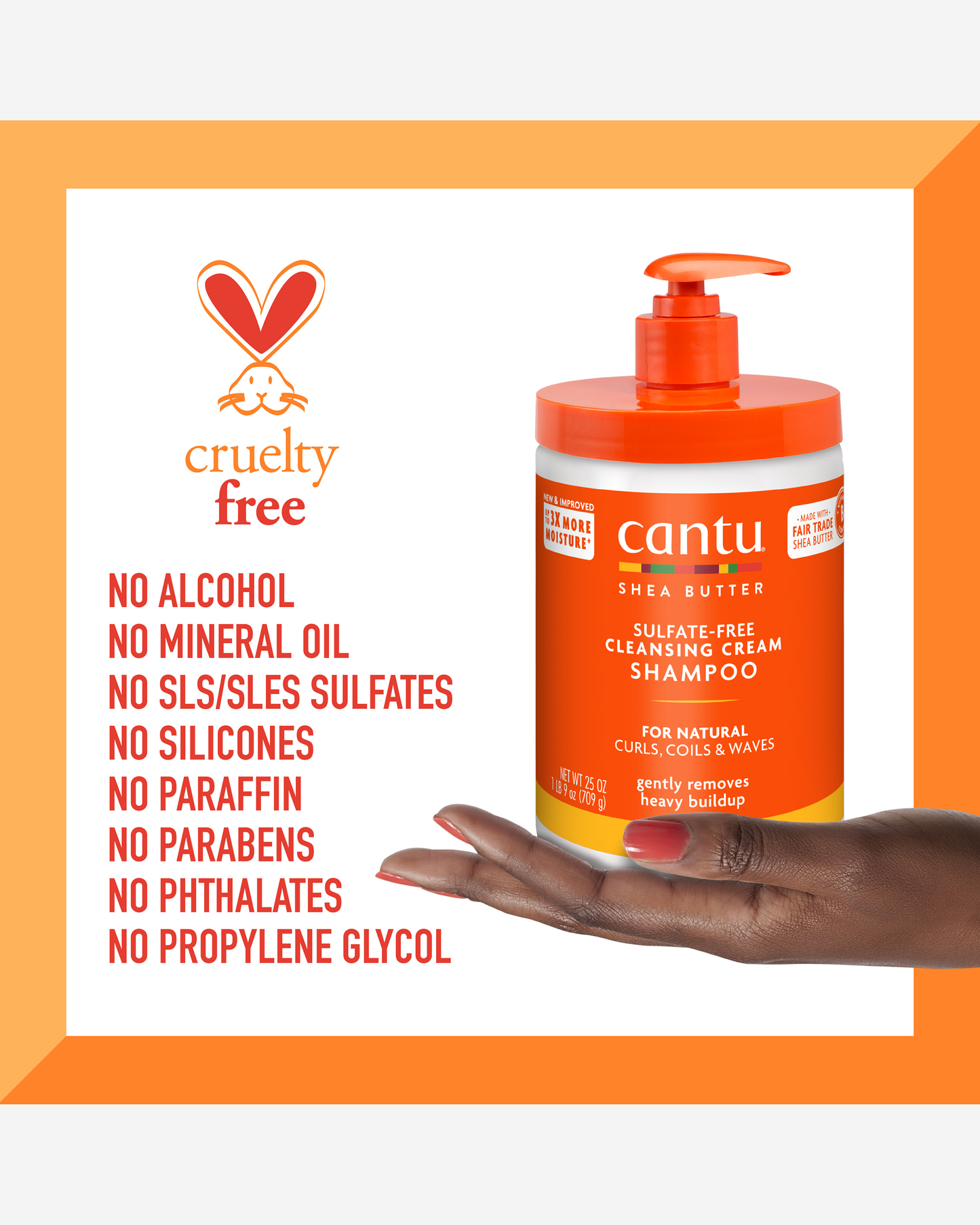Cantu Sulfate Free Shampoo Salon Size 709g