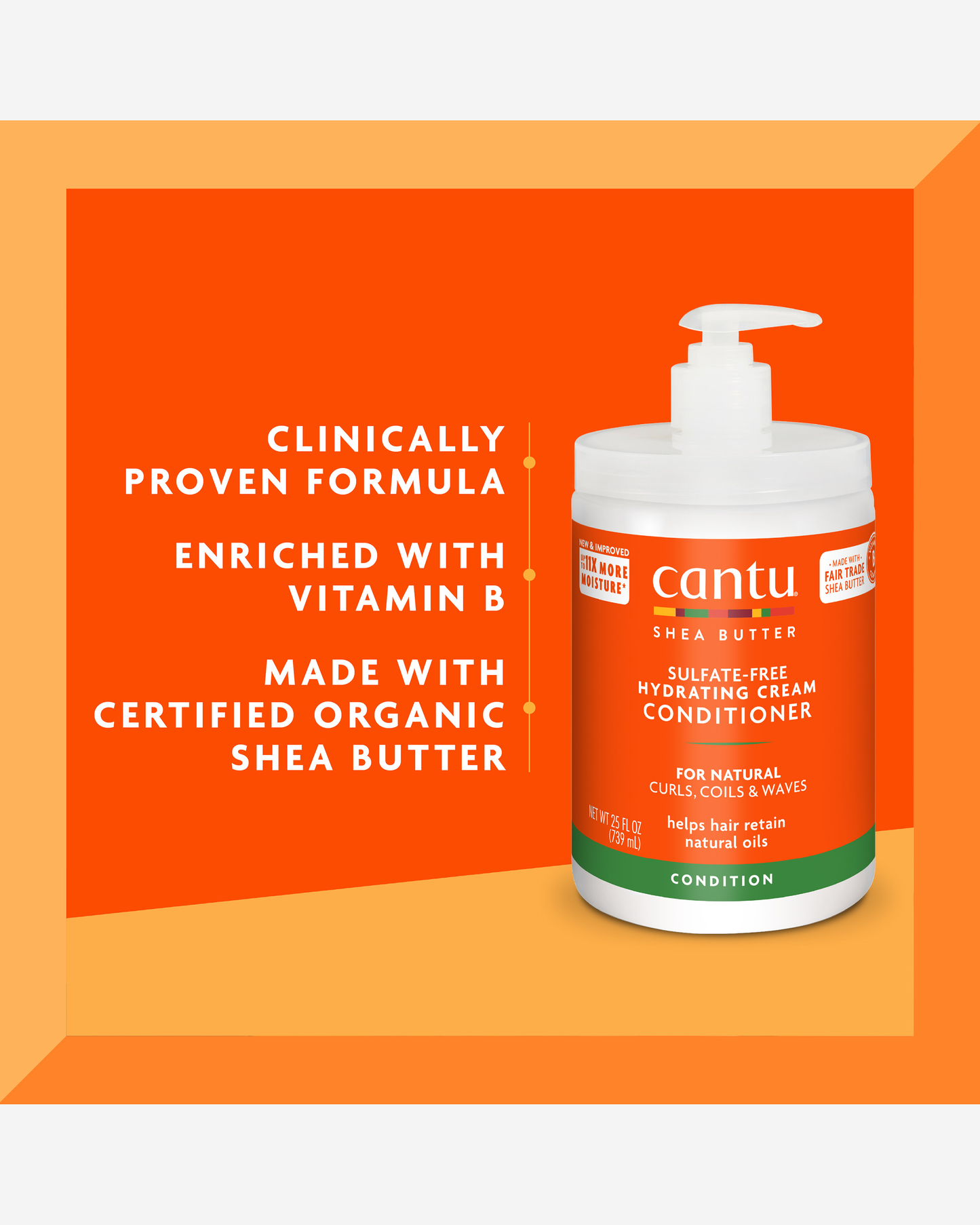 Cantu Sulfate Free Conditioner 25oz Salon Size 709g