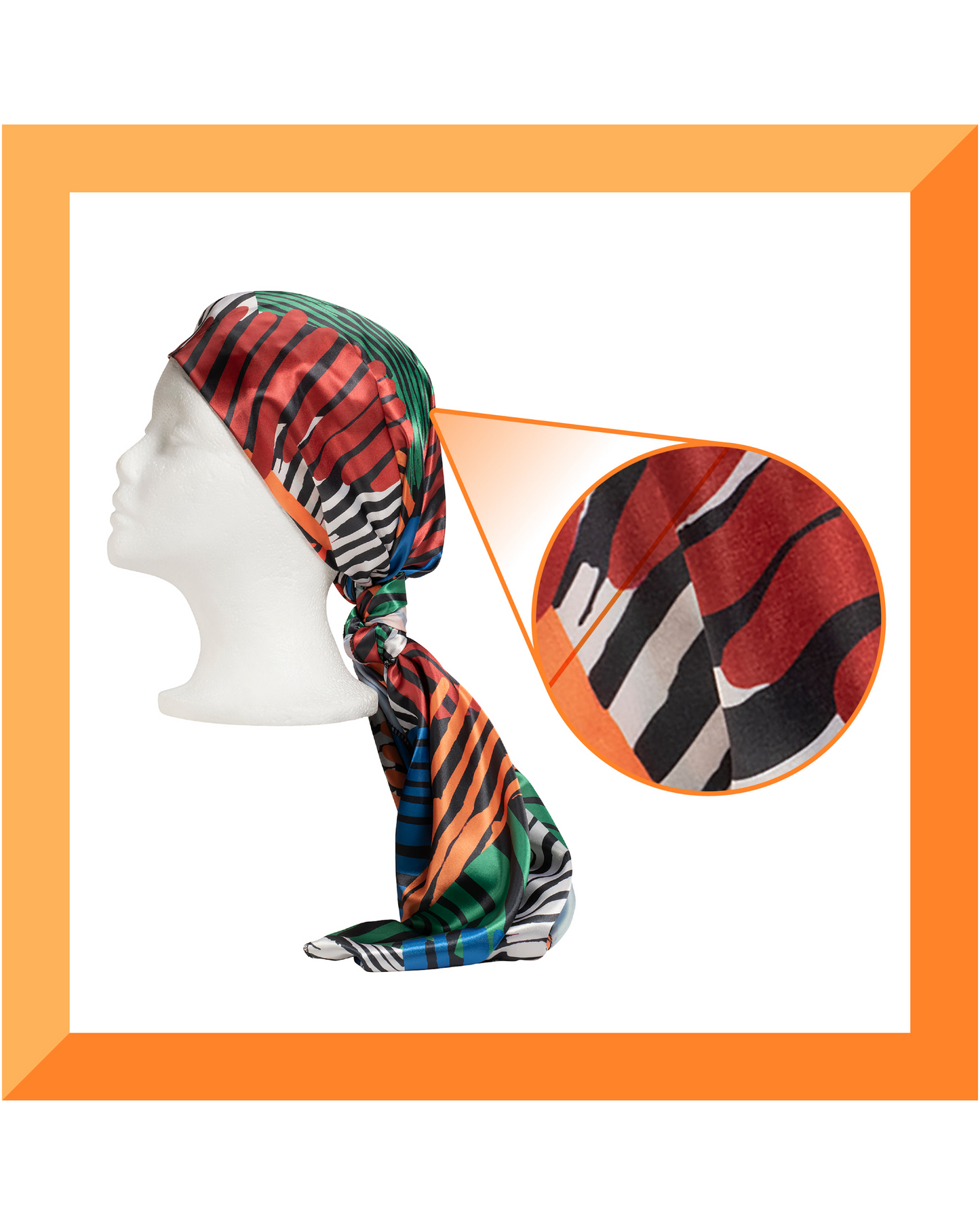 Cantu Satin Scarf Pattern Design