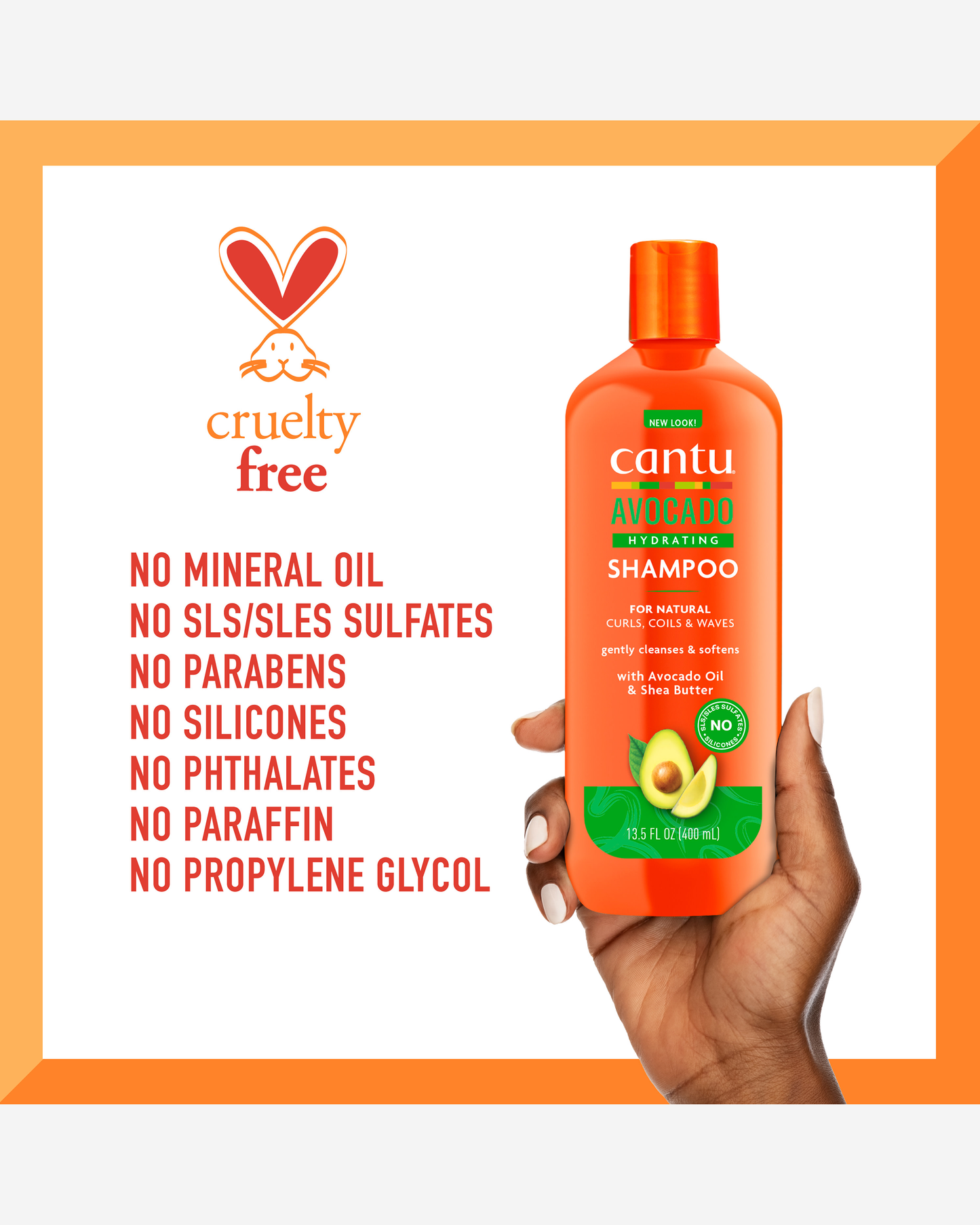 Cantu Avocado Hydrating Shampoo 400ml