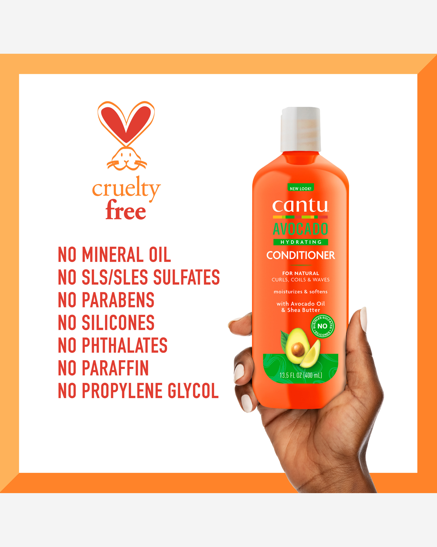 Cantu Avocado Hydrating Conditioner 400ml