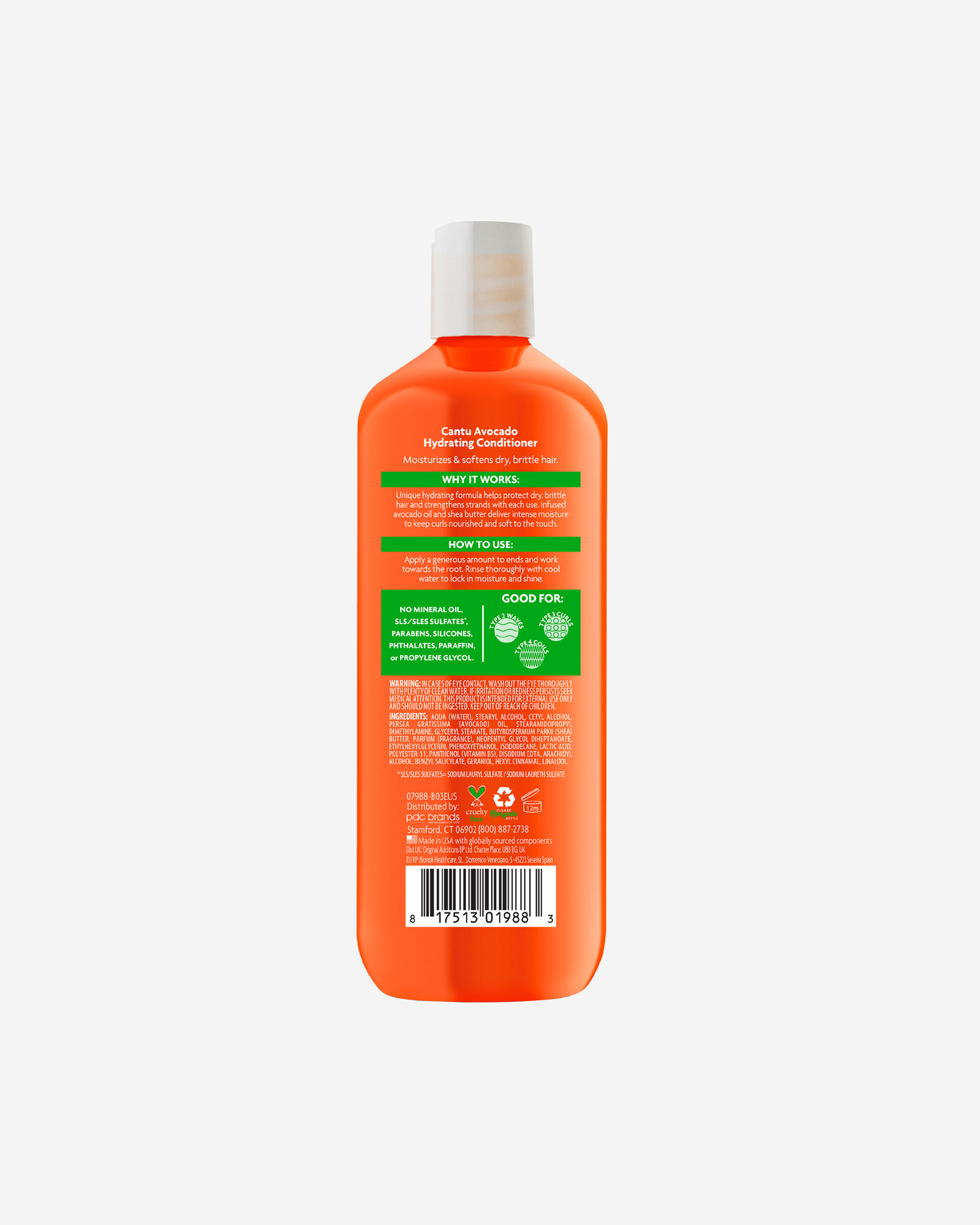 Cantu Avocado Hydrating Conditioner 400ml