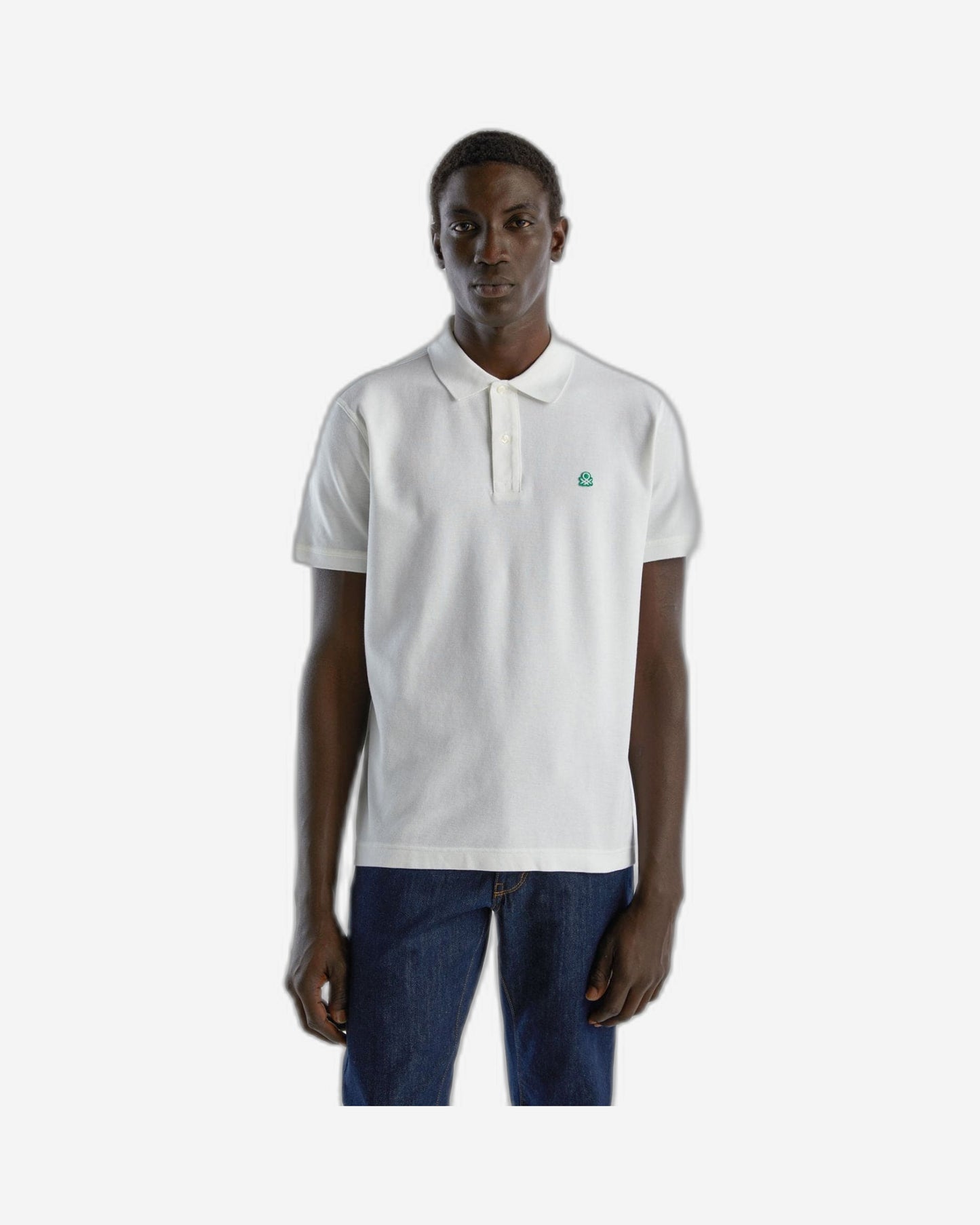 Short sleeve polo in 100% cotton