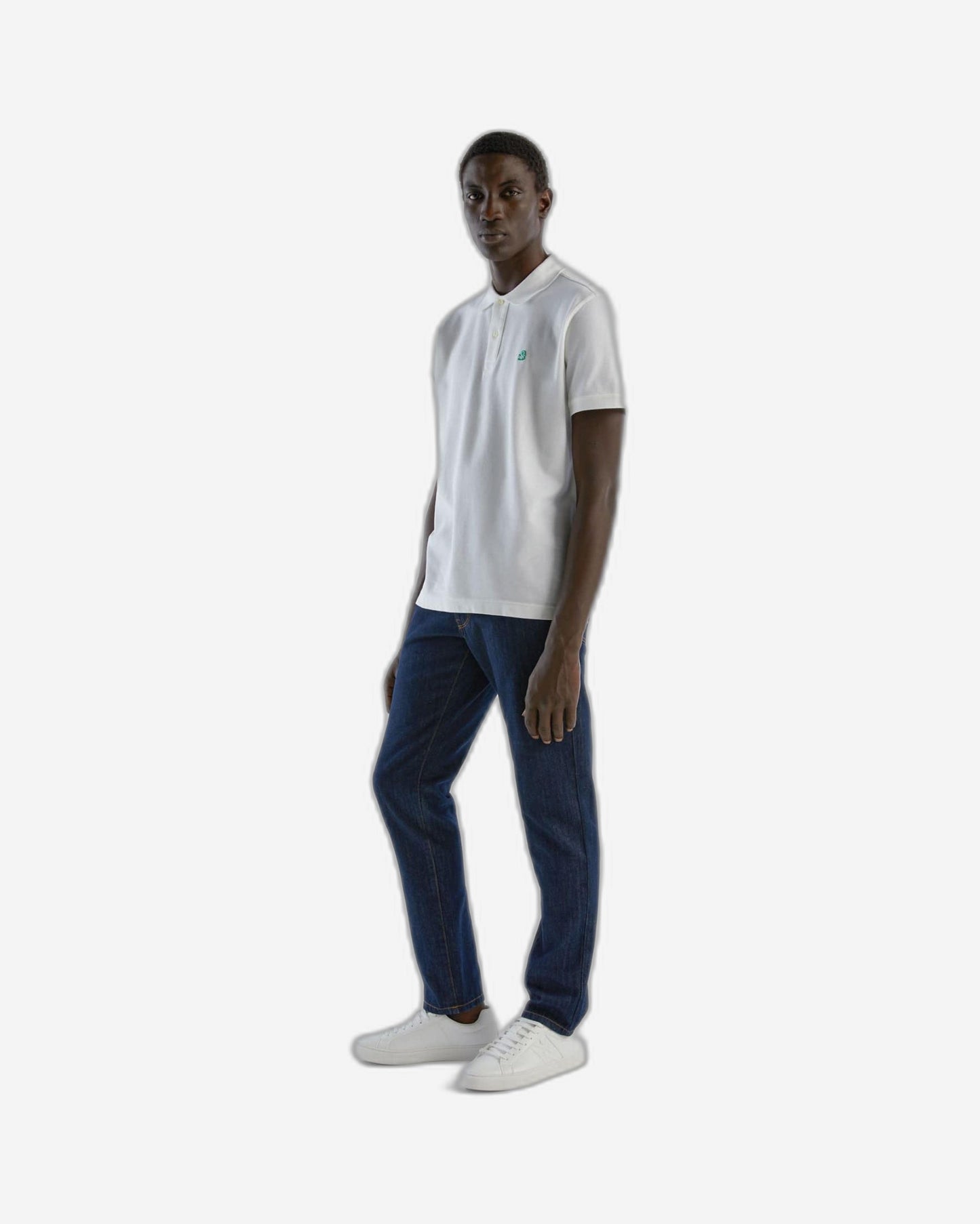 Short sleeve polo in 100% cotton