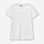 T-shirt in 100% cotton with glitter print logo