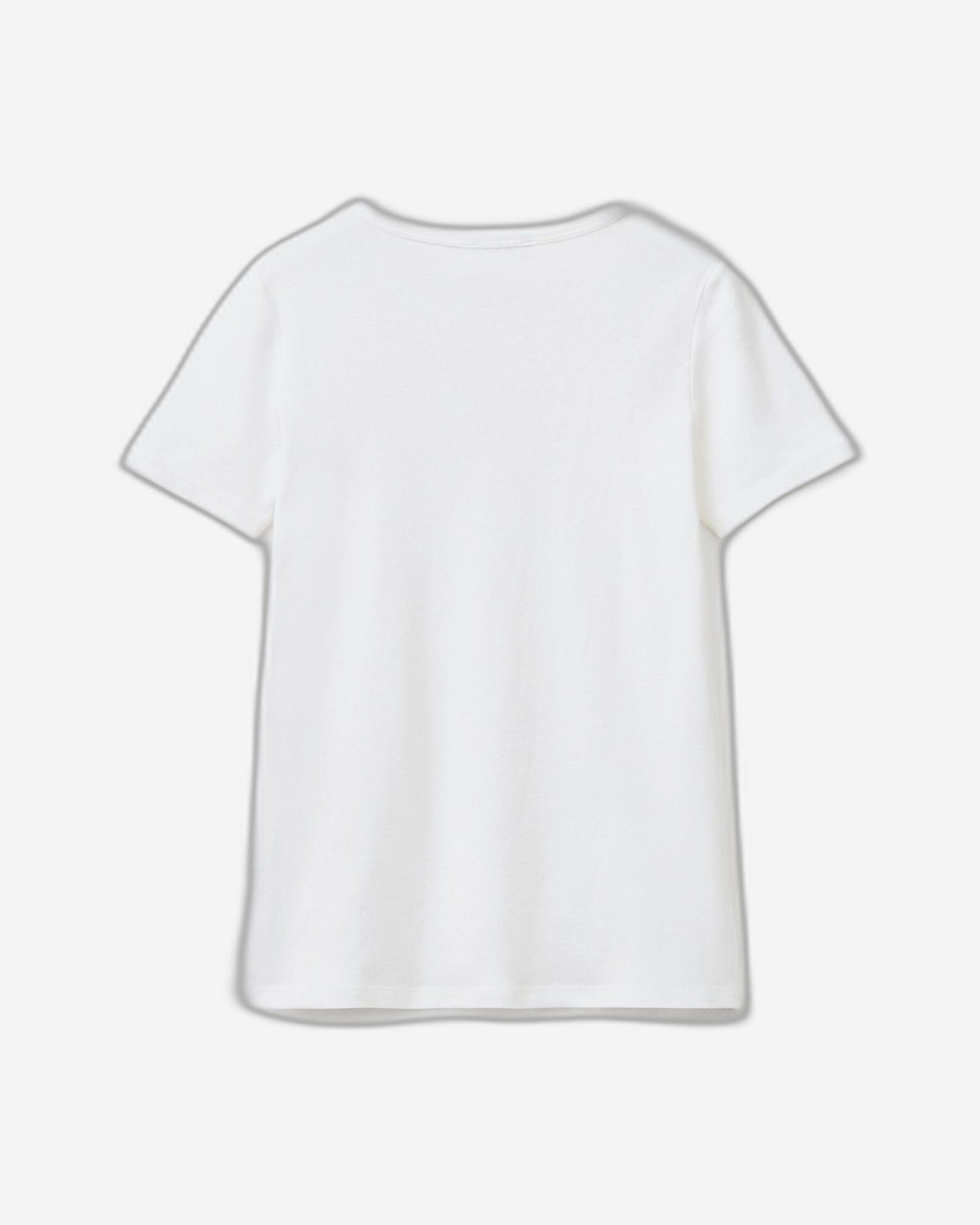 T-shirt in 100% cotton with glitter print logo