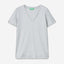 Pure cotton t-shirt with V-neck