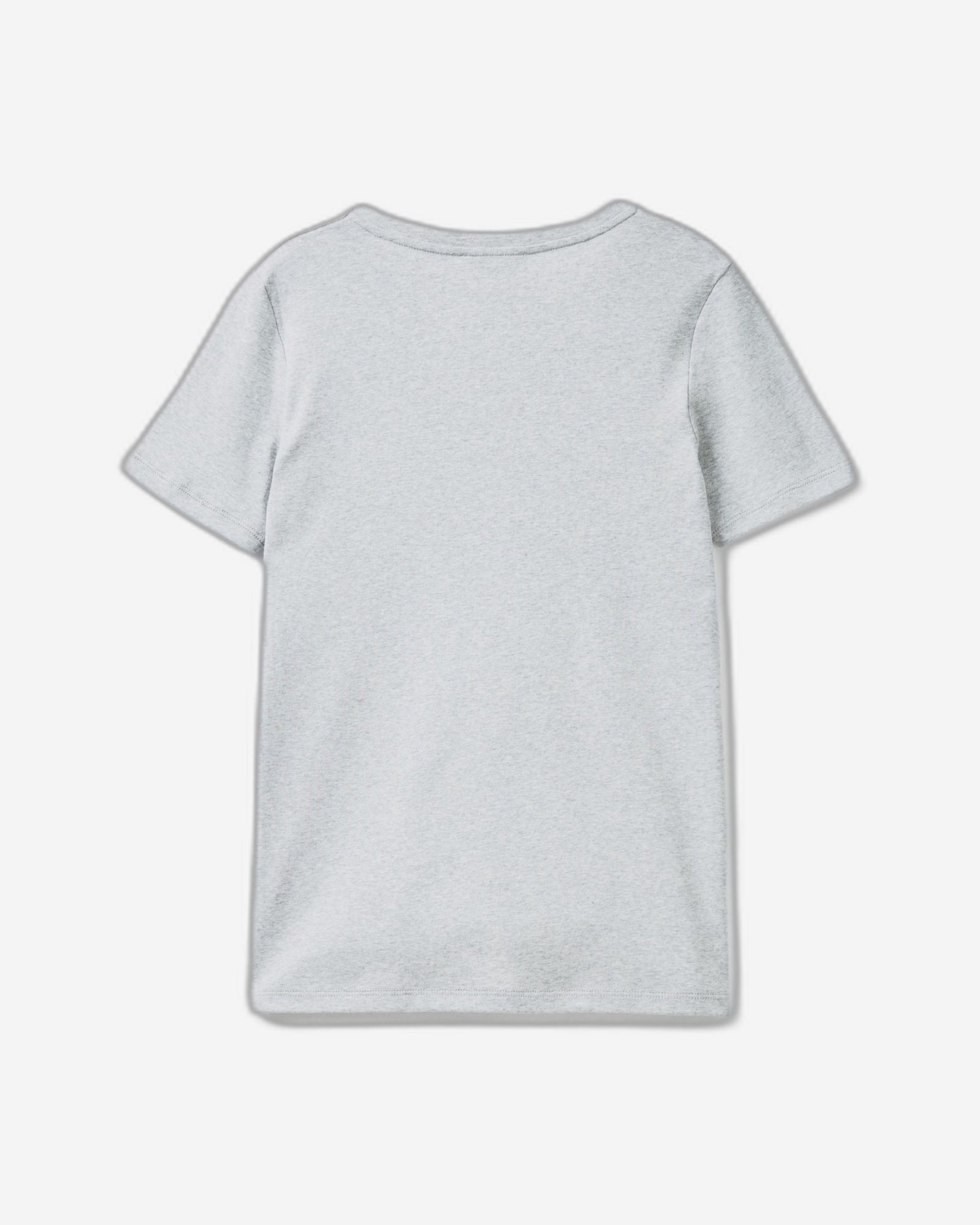 Pure cotton t-shirt with V-neck