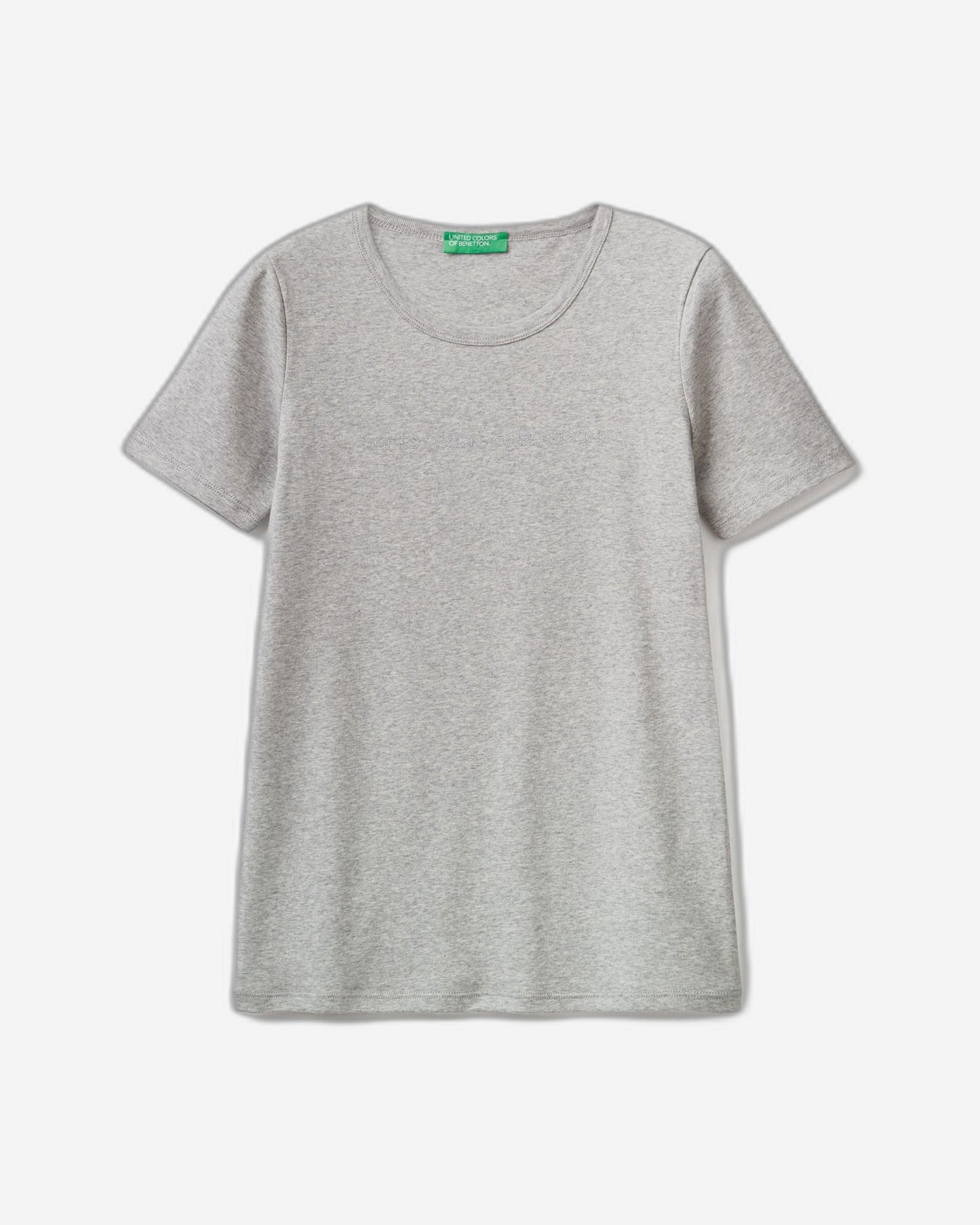 T-shirt in 100% cotton with glitter print logo