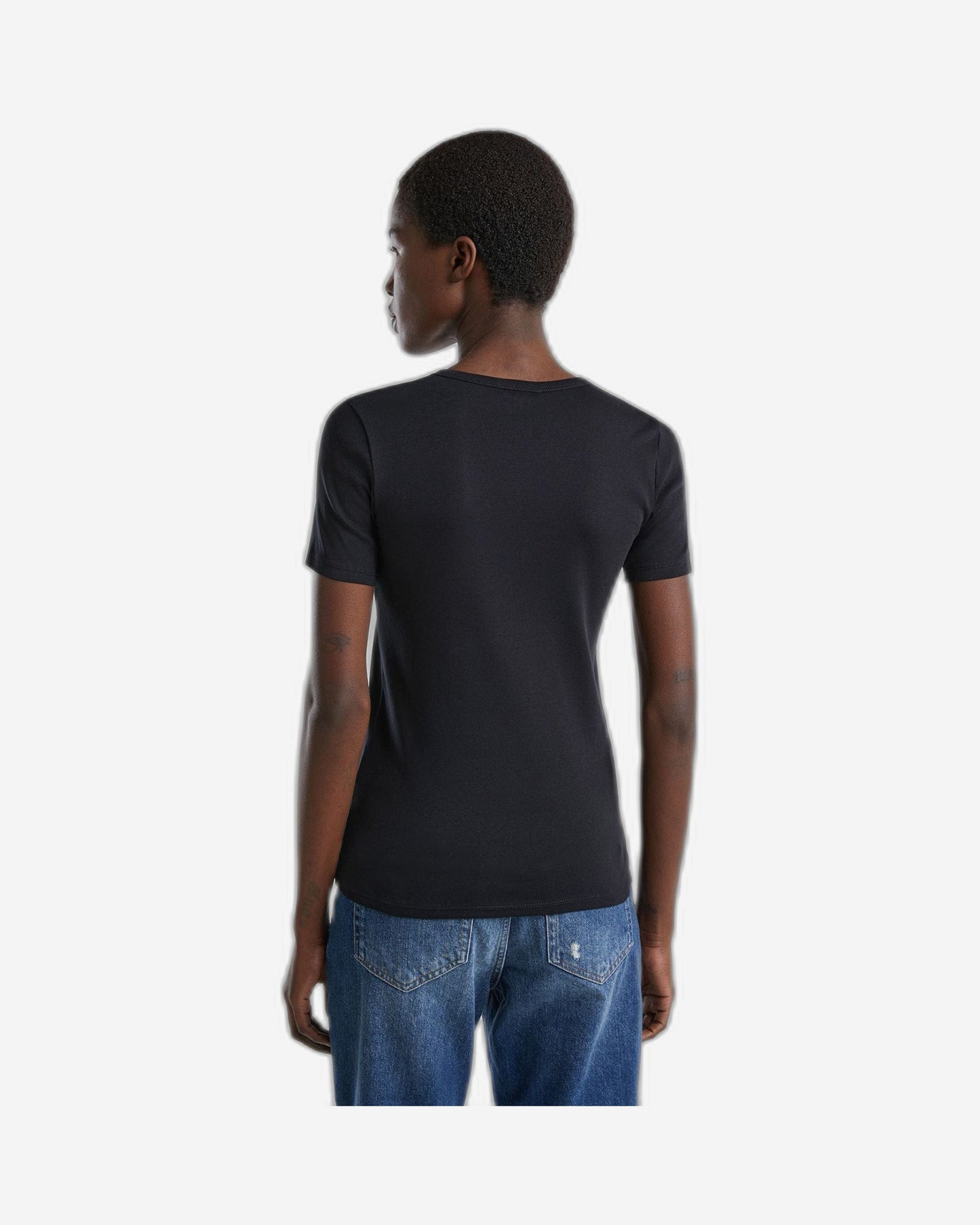 Long fiber cotton t-shirt