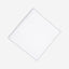 Paramount Poly Faux White Linen With Embroidery Hemstitch Tablecloth
