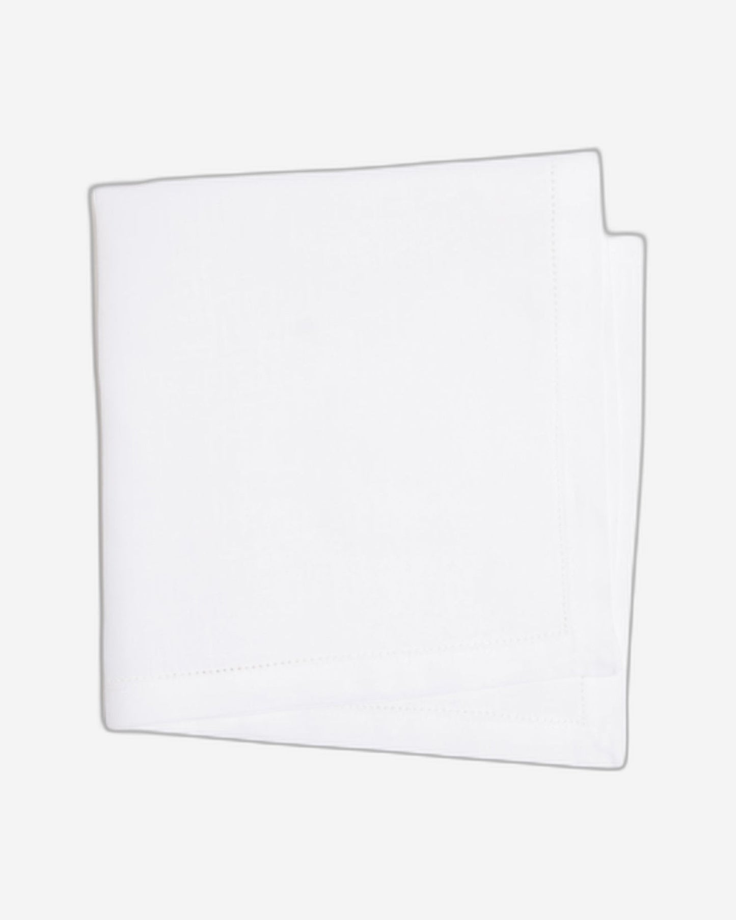 Paramount White 100% Linen Napkin With Hemstitch