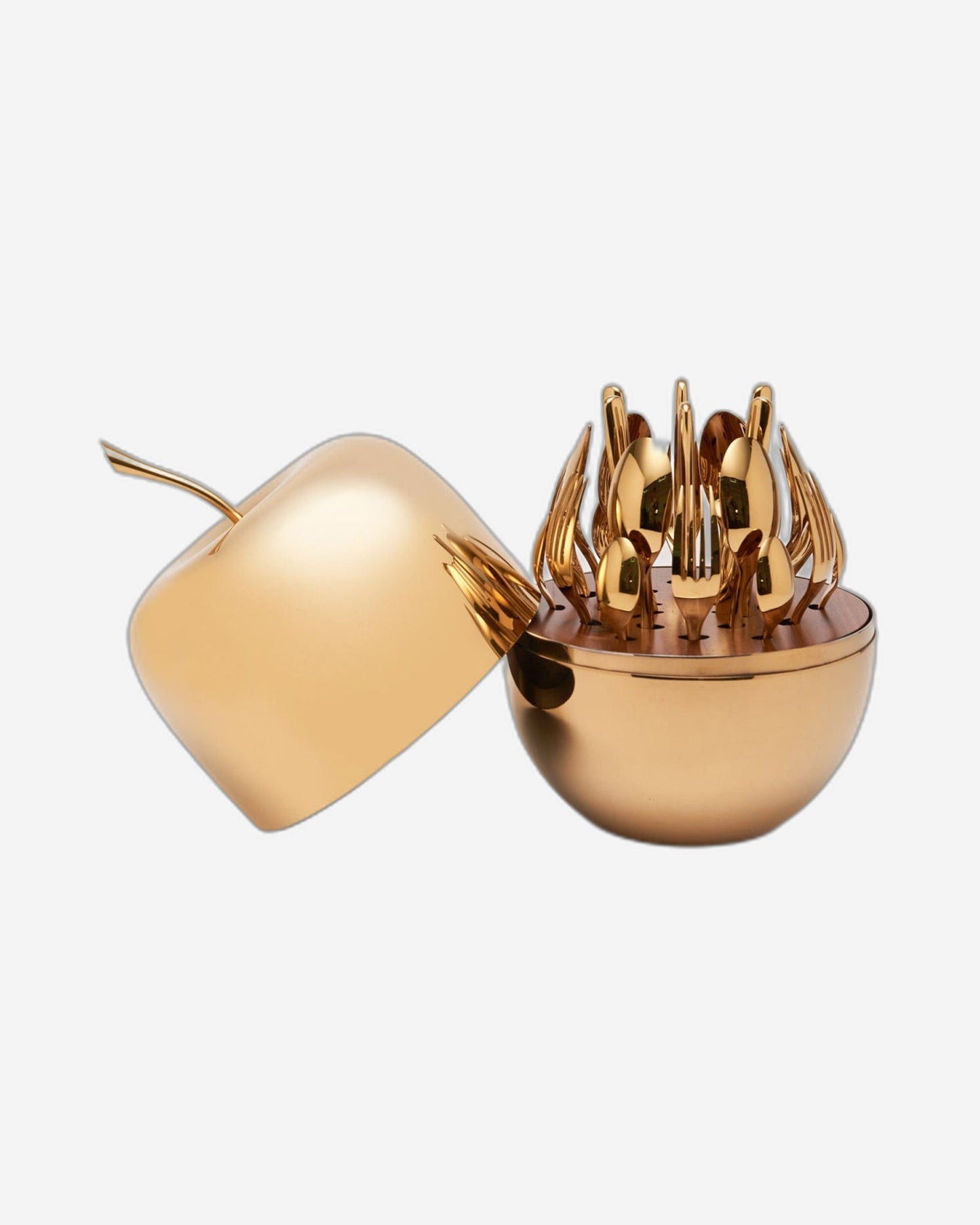 Apple Full 304 Gold 24PC Set Cutlery