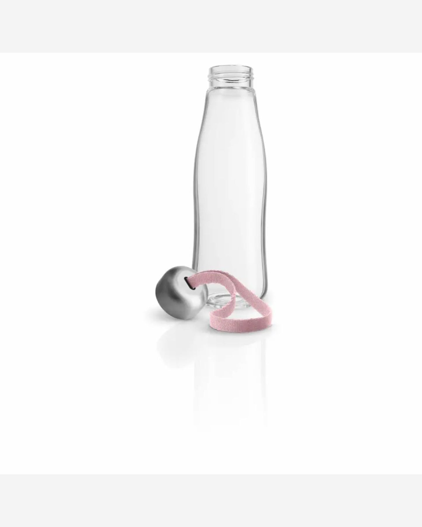 Eva Solo 575046 Glass Drinking Bottle 0.5L Rose quartz