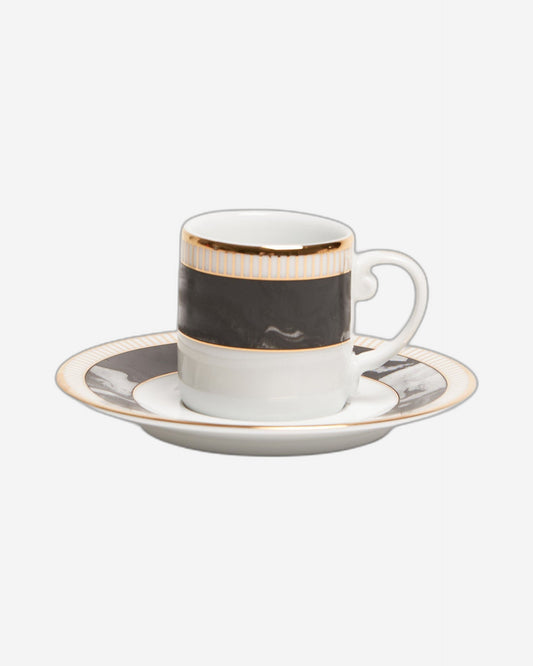 Dankotuwa Tama 6+6 Espresso Cups & Saucers