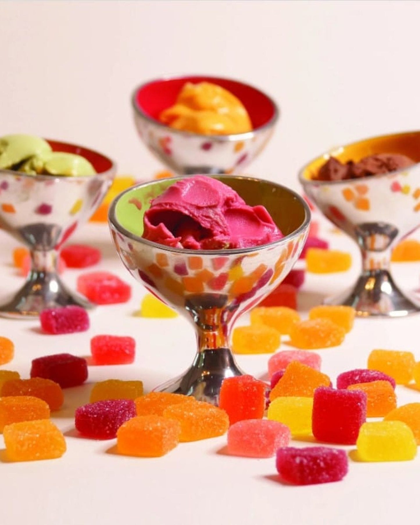 Lunares Ice Cream Cup Orange