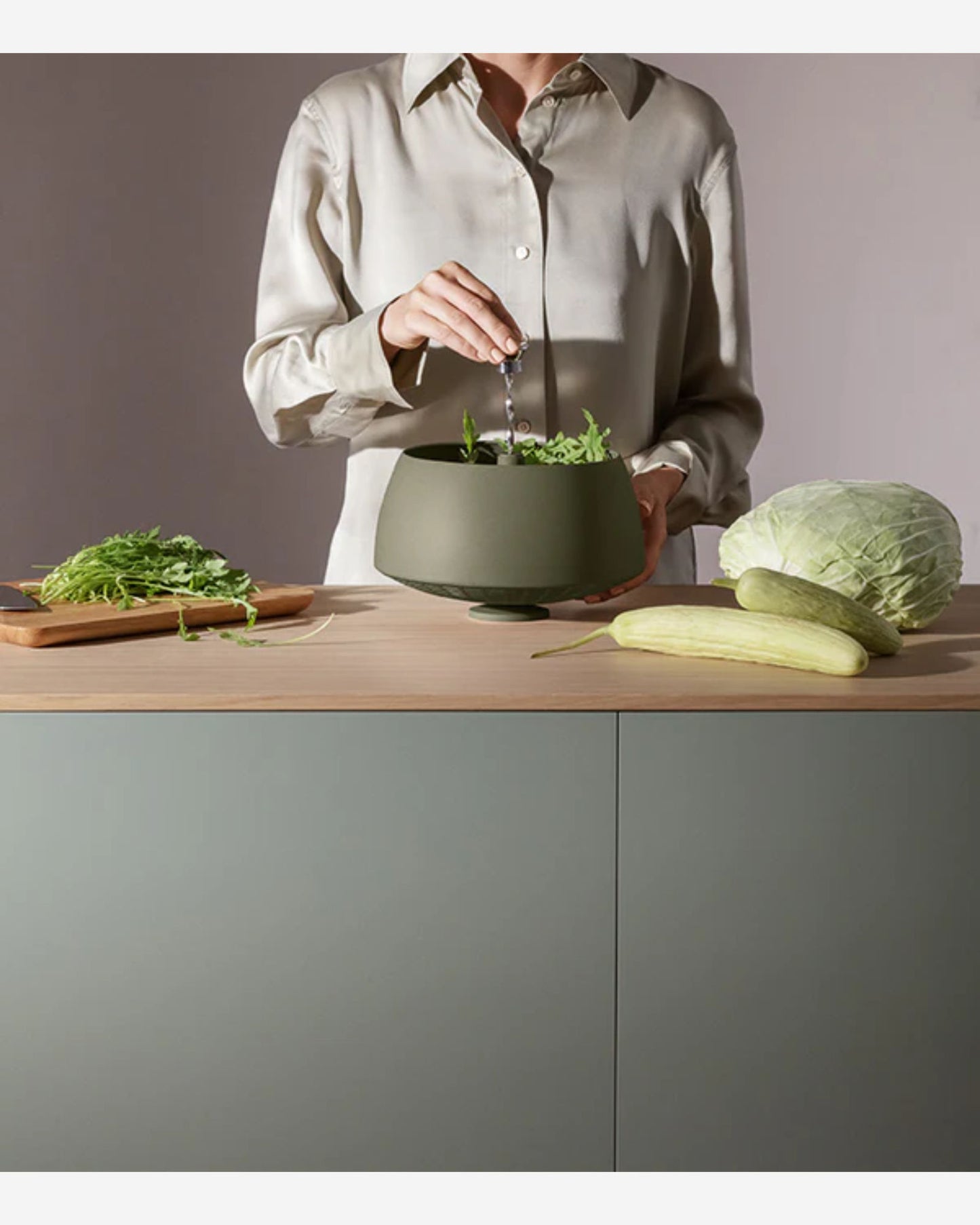 Eva Solo 531516 Spinning Colander Green Tool