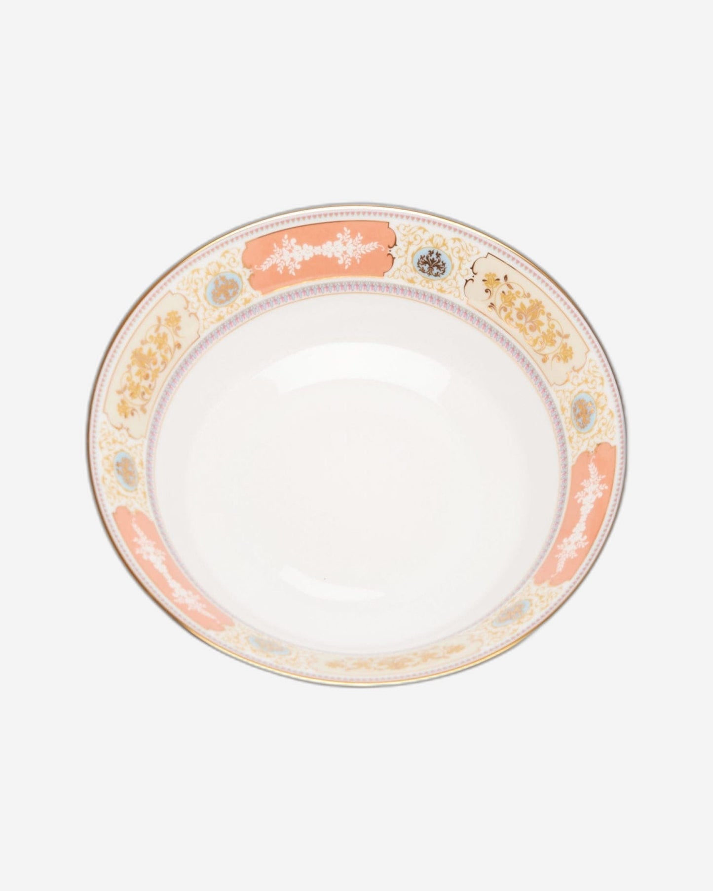 Dankotuwa Salad Bowl Large New Rosemery Peach