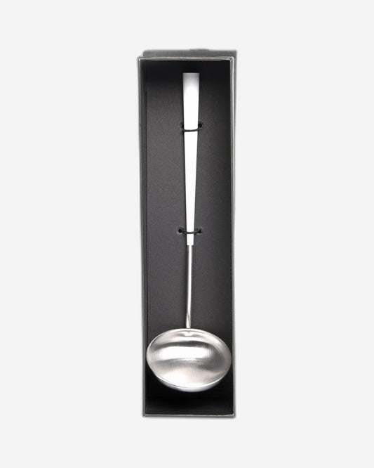 Belo Inox Neo White With Brushed Silver - Soup Ladle - Gift Box