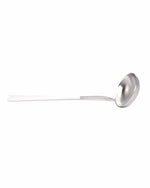 Belo Inox Neo White With Brushed Silver - Soup Ladle - Gift Box