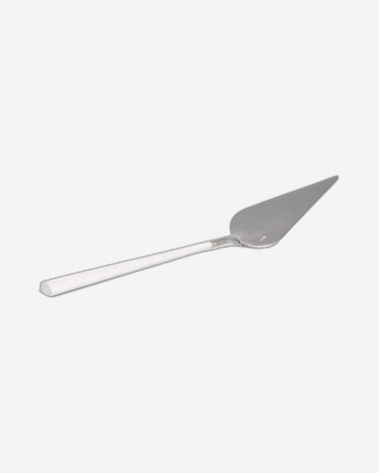 Belo Inox Neo White With Brushed Silver - Cake Server - Gift Box