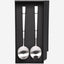Belo Inox Neo White With Brushed Silver - Salad Serving 2Pcs - Gift Box