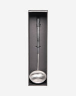 Belo Inox Neo Black With Brushed Silver - Soup Ladle - Gift Box