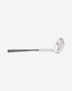 Belo Inox Neo Black With Brushed Silver - Soup Ladle - Gift Box