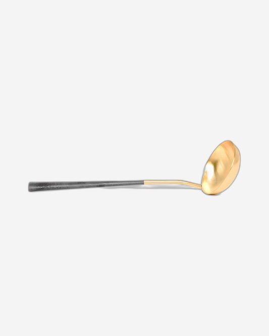 Belo Inox Neo Black With Gold - Soup Ladle - Gift Box