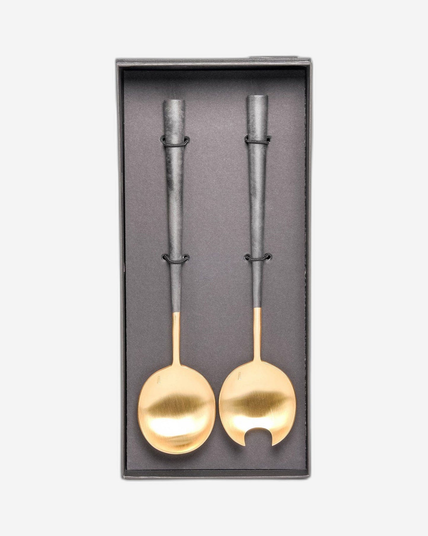 Belo Inox Neo Black Gold - Salad Serving 2P - Gift Box