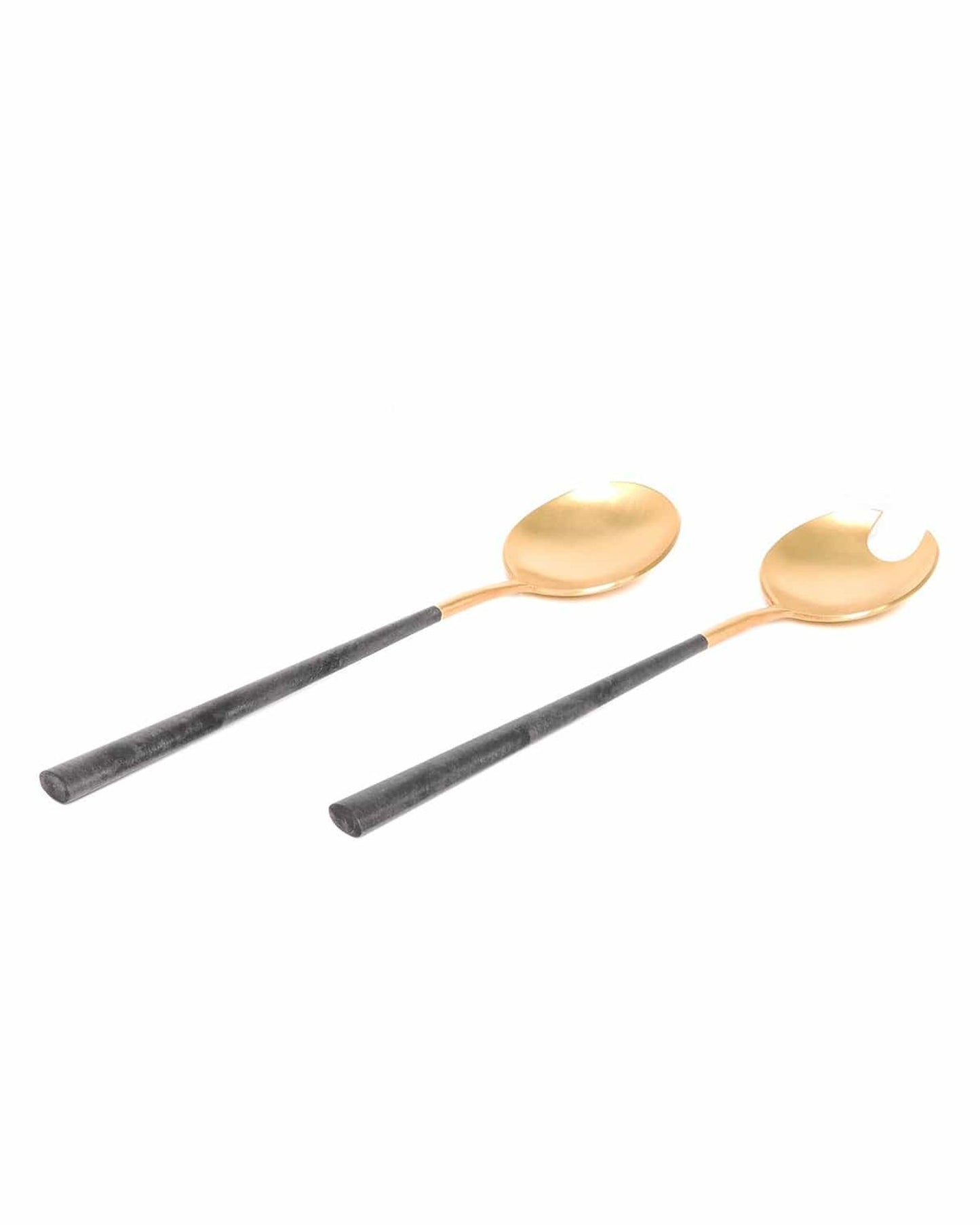 Belo Inox Neo Black Gold - Salad Serving 2P - Gift Box
