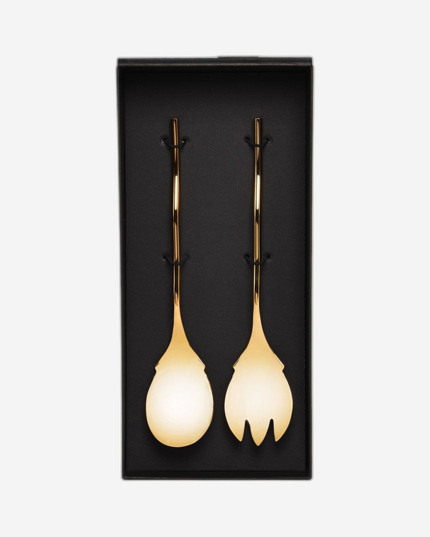 Belo Inox Wave Titanium Gold- Salad Serving 2P - Gift Box