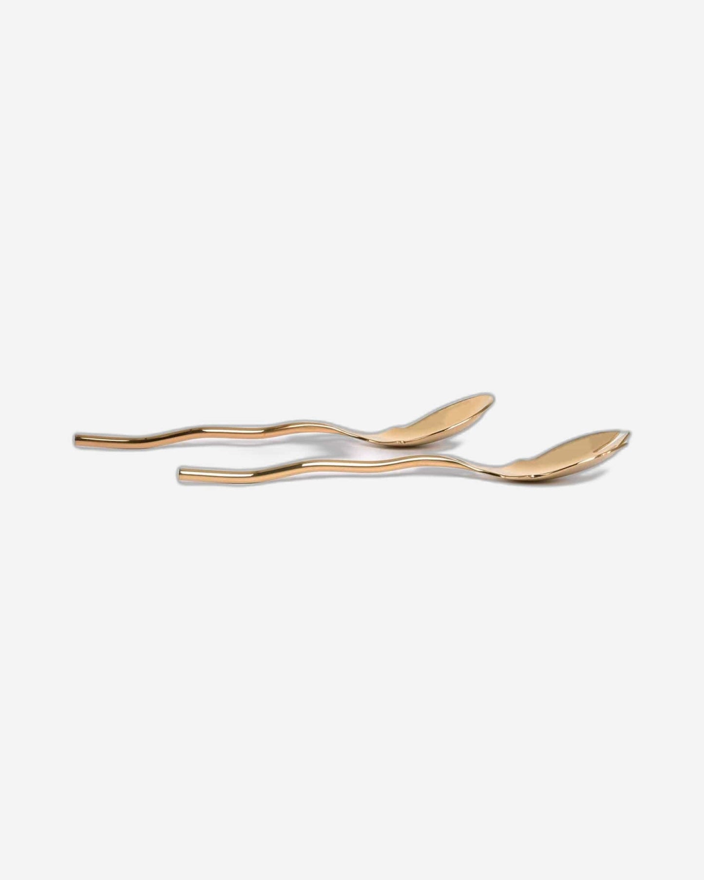 Belo Inox Wave Titanium Gold- Salad Serving 2P - Gift Box