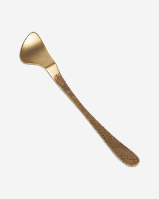 Butterfly Matt Gold Tea Spoons Set Fo 6 Pcs