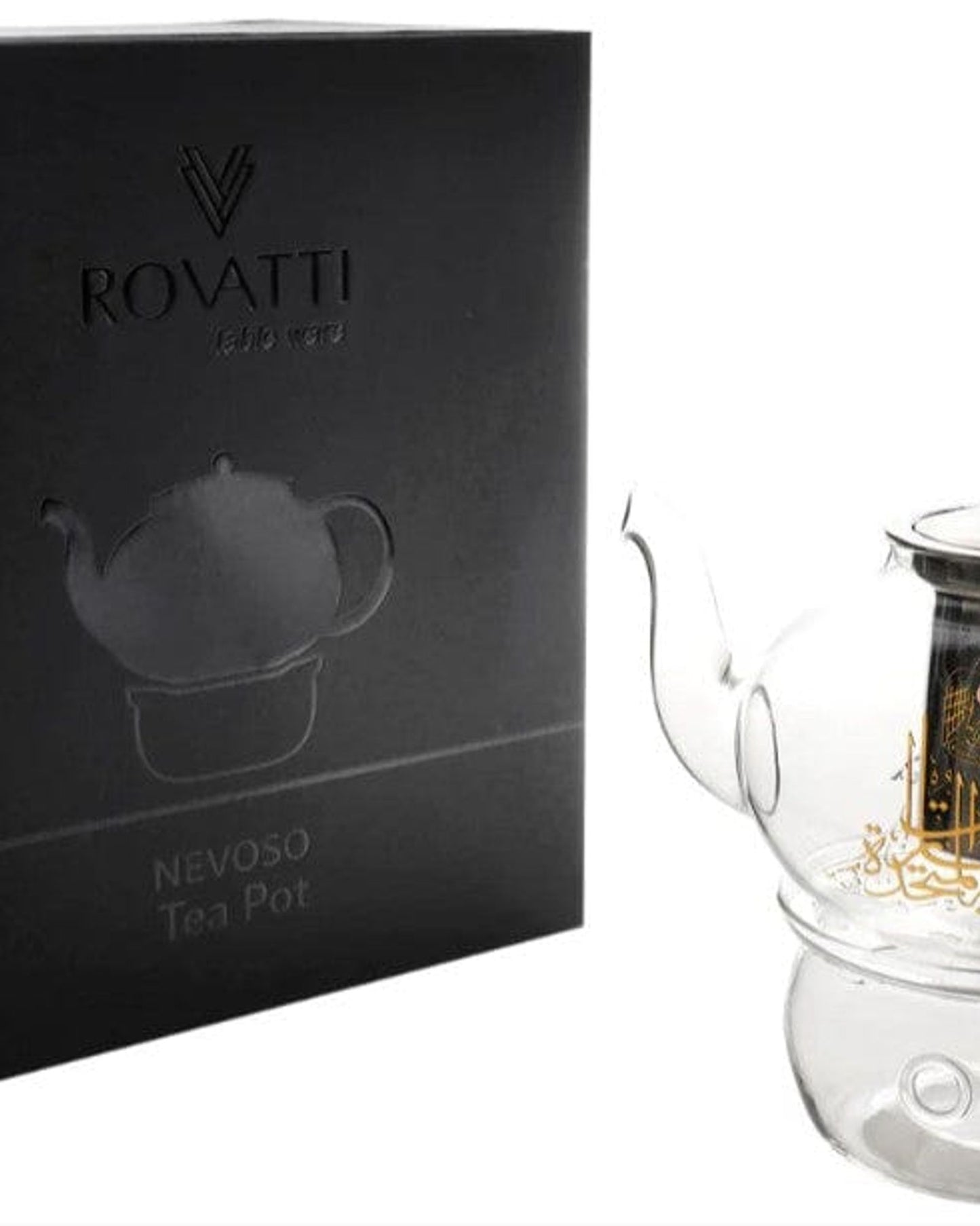 Rovatti Nevoso Uae Tea Pot Set Of 3 Gold 1.2L